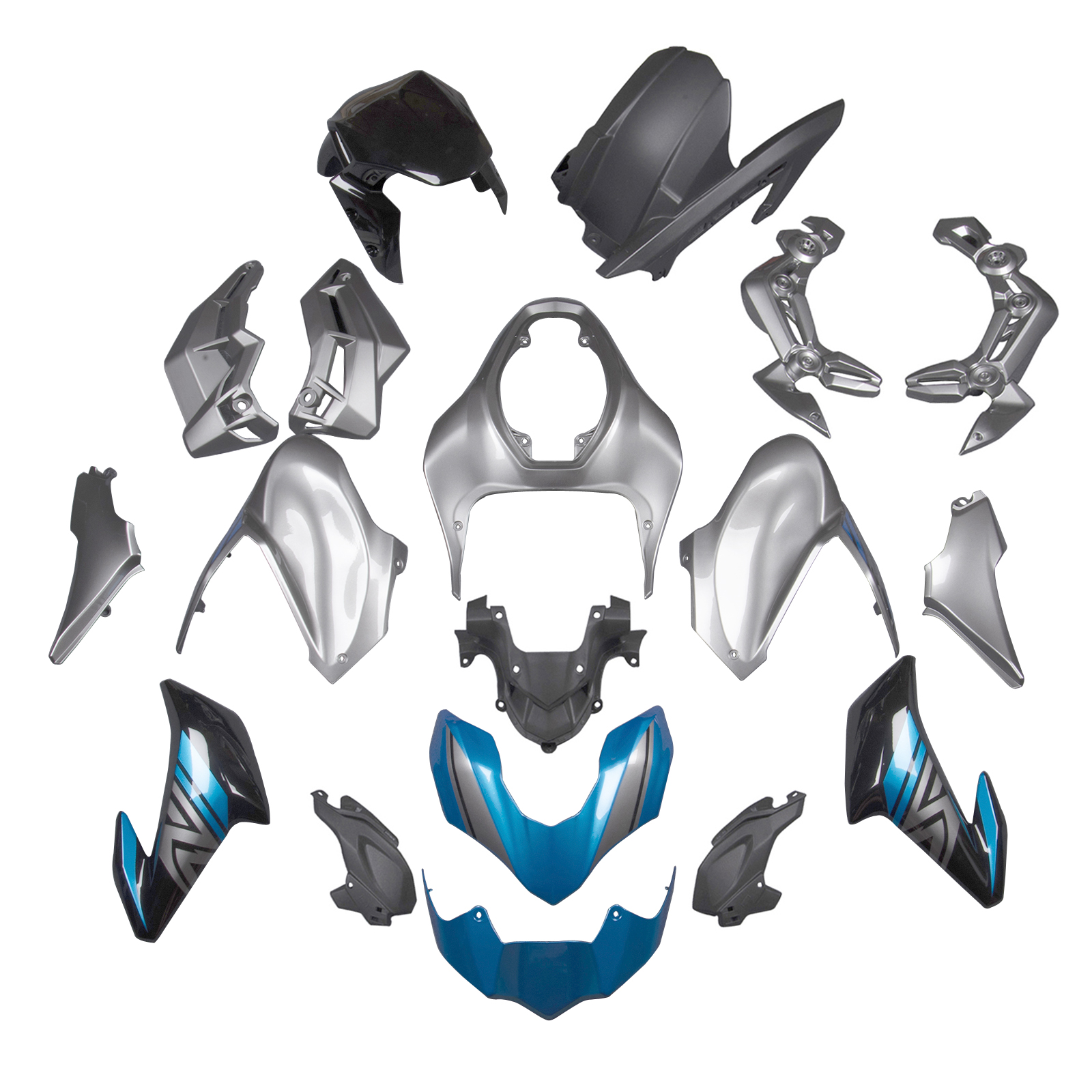 適用於 Kawasaki Z900 2017-2019 全車彩繪車殼009-極限超快感