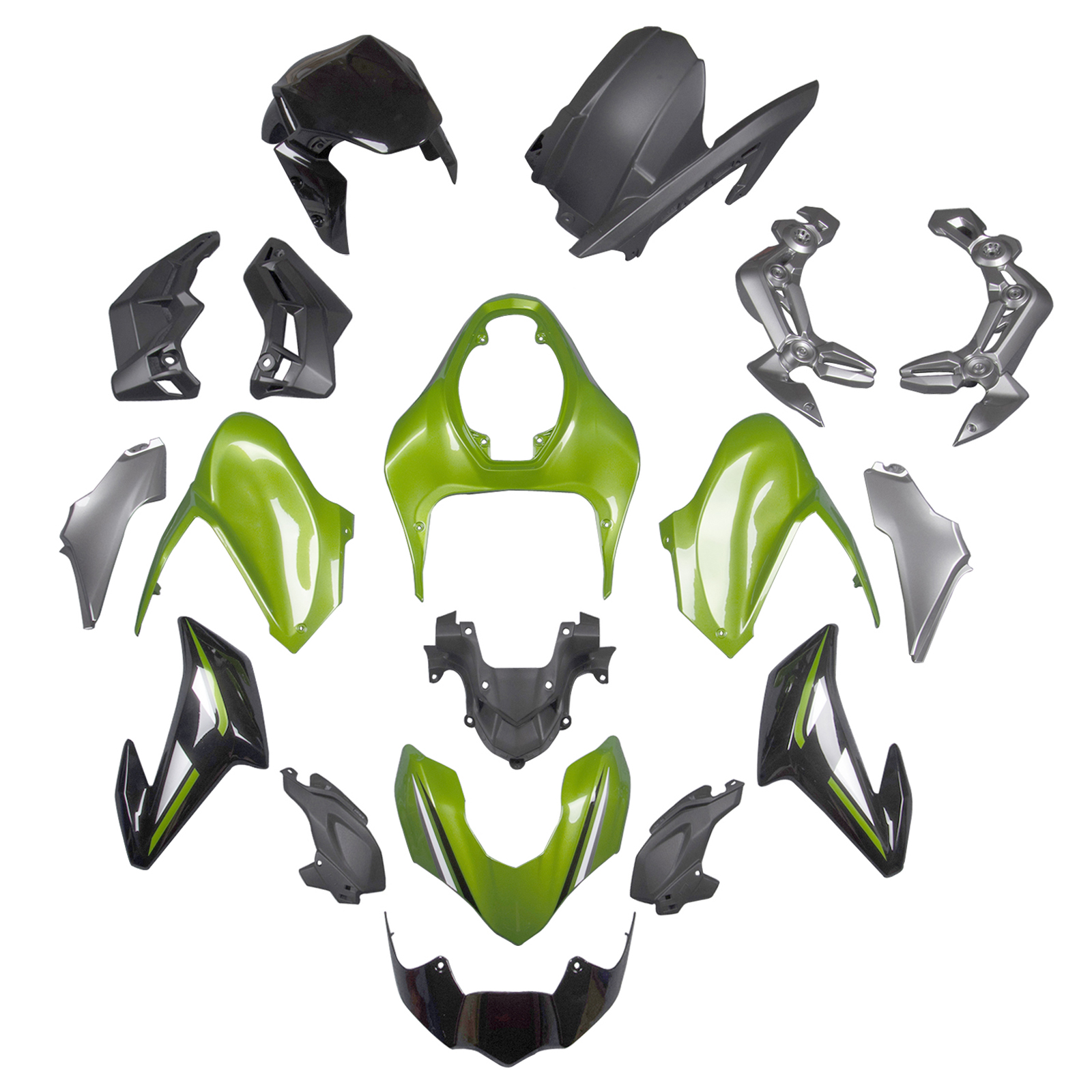 適用於 Kawasaki Z900 2017-2019 全車彩繪車殼010-極限超快感