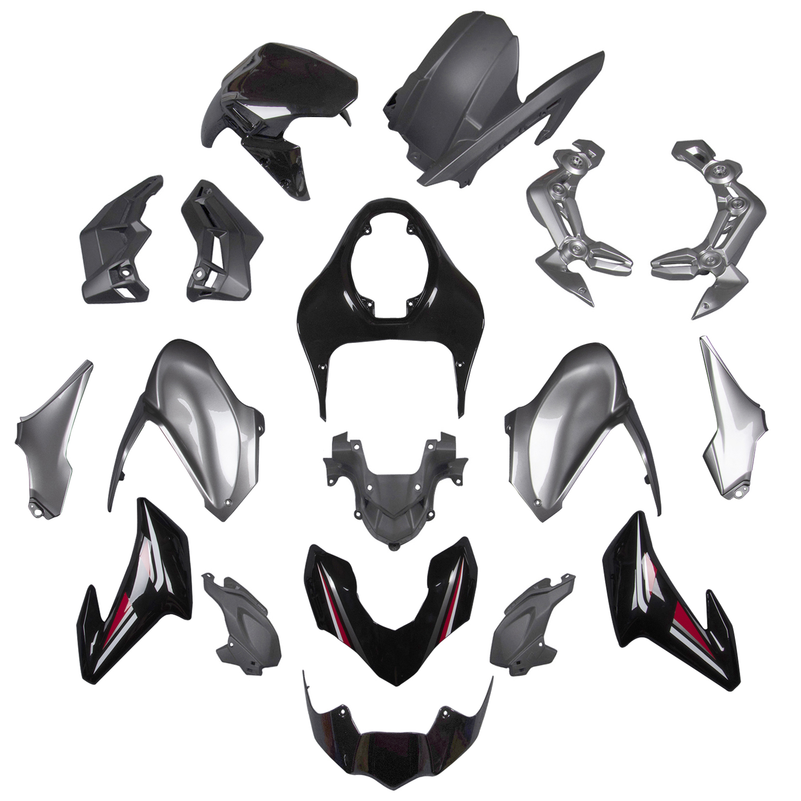 適用於 Kawasaki Z900 2017-2019 全車彩繪車殼011-極限超快感