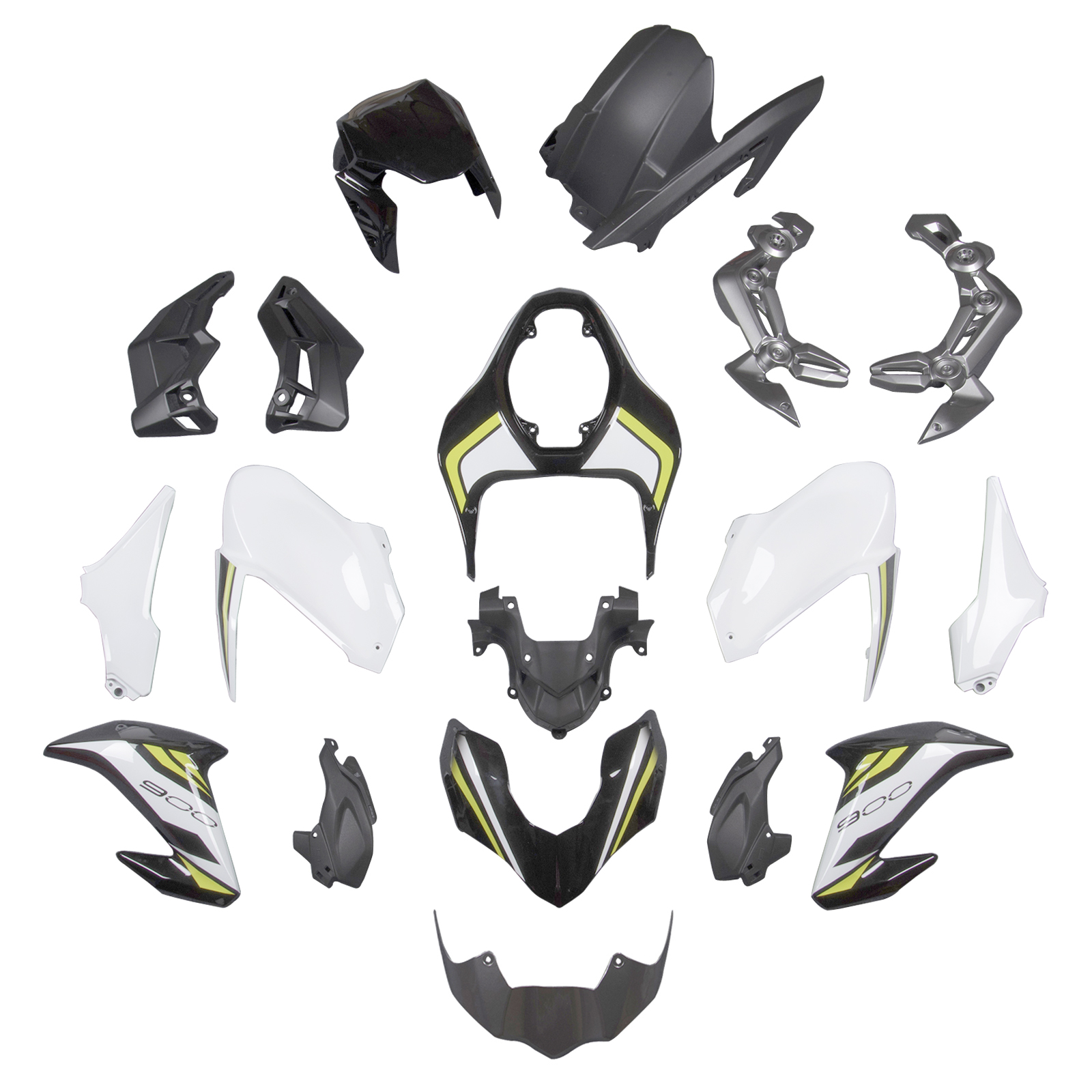適用於 Kawasaki Z900 2017-2019 全車彩繪車殼004-極限超快感