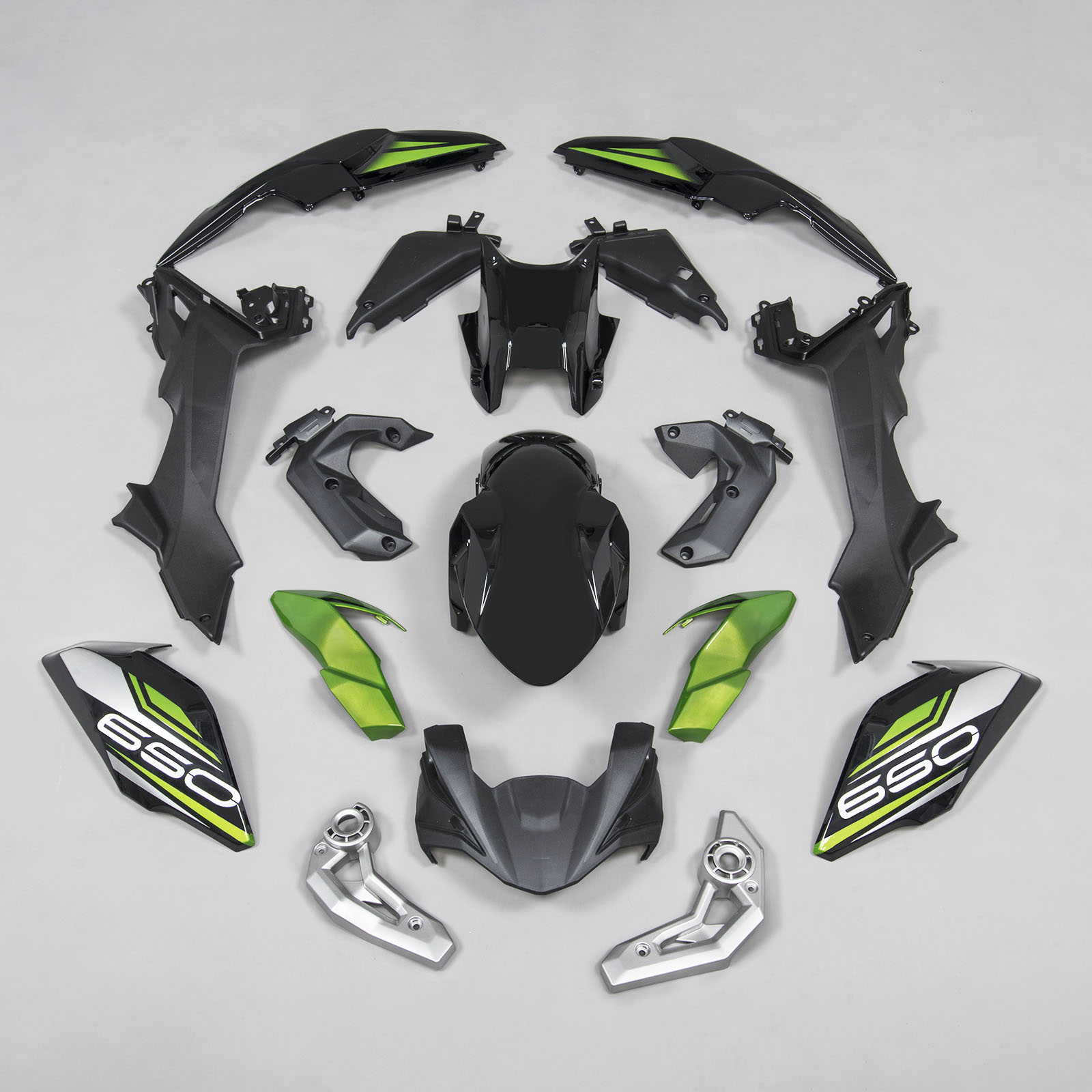 適用於 Kawasaki Z650 2017-2019 全車彩繪車殼001-極限超快感