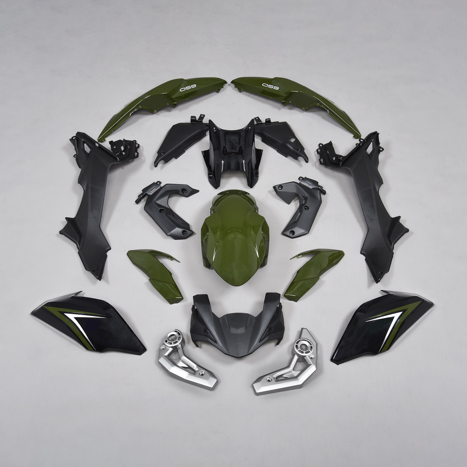 適用於 Kawasaki Z650 2017-2019 全車彩繪車殼001-極限超快感