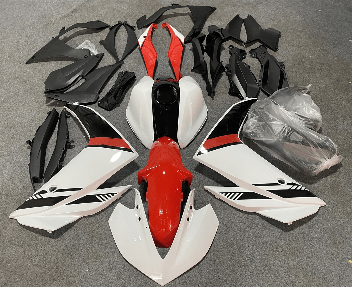 適用於 Yamaha YZF-R3 2014-2018 全車彩繪車殼144-極限超快感
