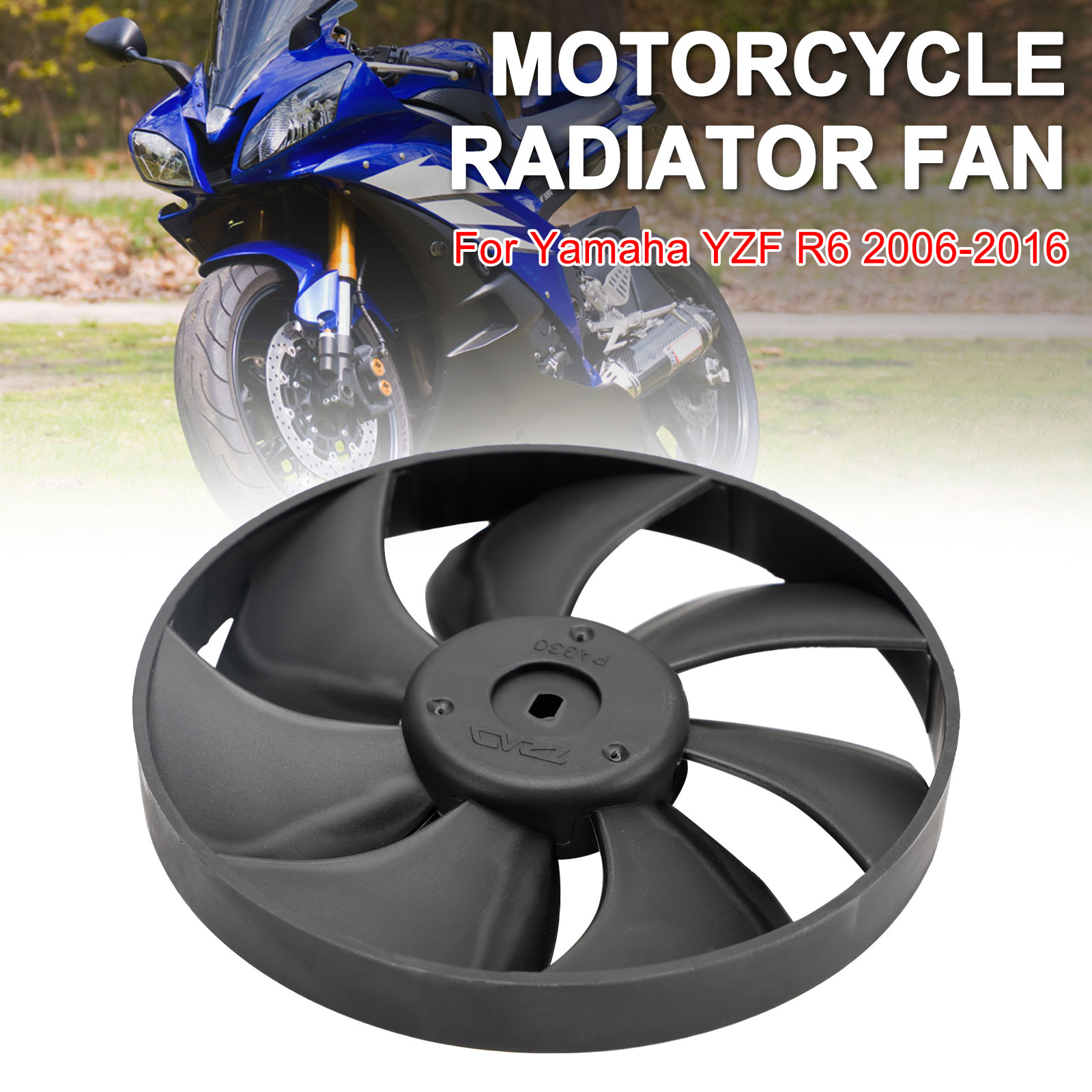 Yamaha YZF R6 YZF-R6 2006-2016專用水箱散熱器風扇葉片-極限超快感