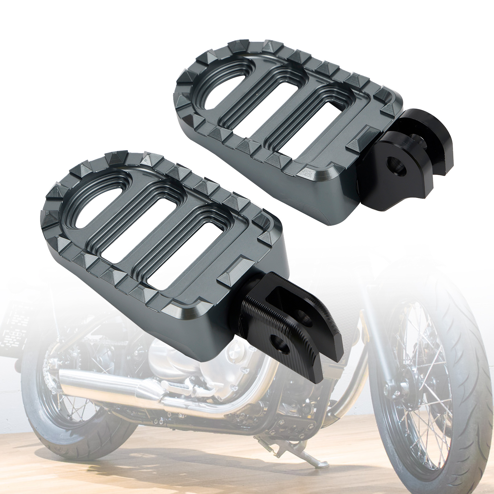 適用於 Triumph Bonneville Bobber 17-23 Rocket 3R 20-23 CNC前腳踏