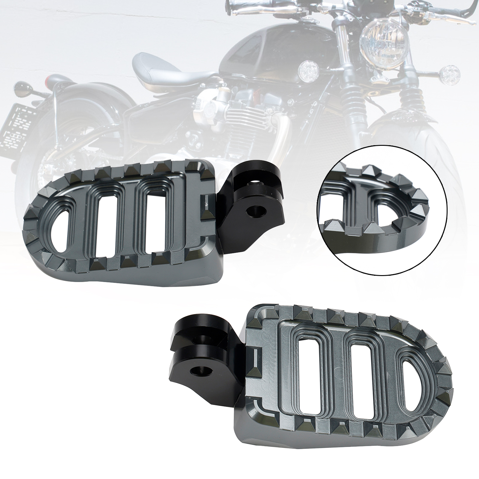 適用於 Triumph Bonneville T100 T120 2016-2022 CNC前腳踏-極限超快感
