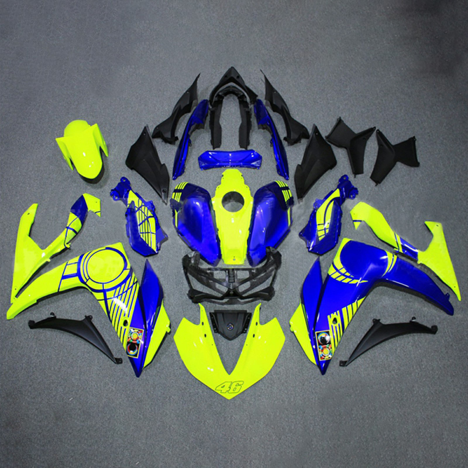 適用於 Yamaha YZF-R3 2014-2018 全車彩繪車殼160-極限超快感