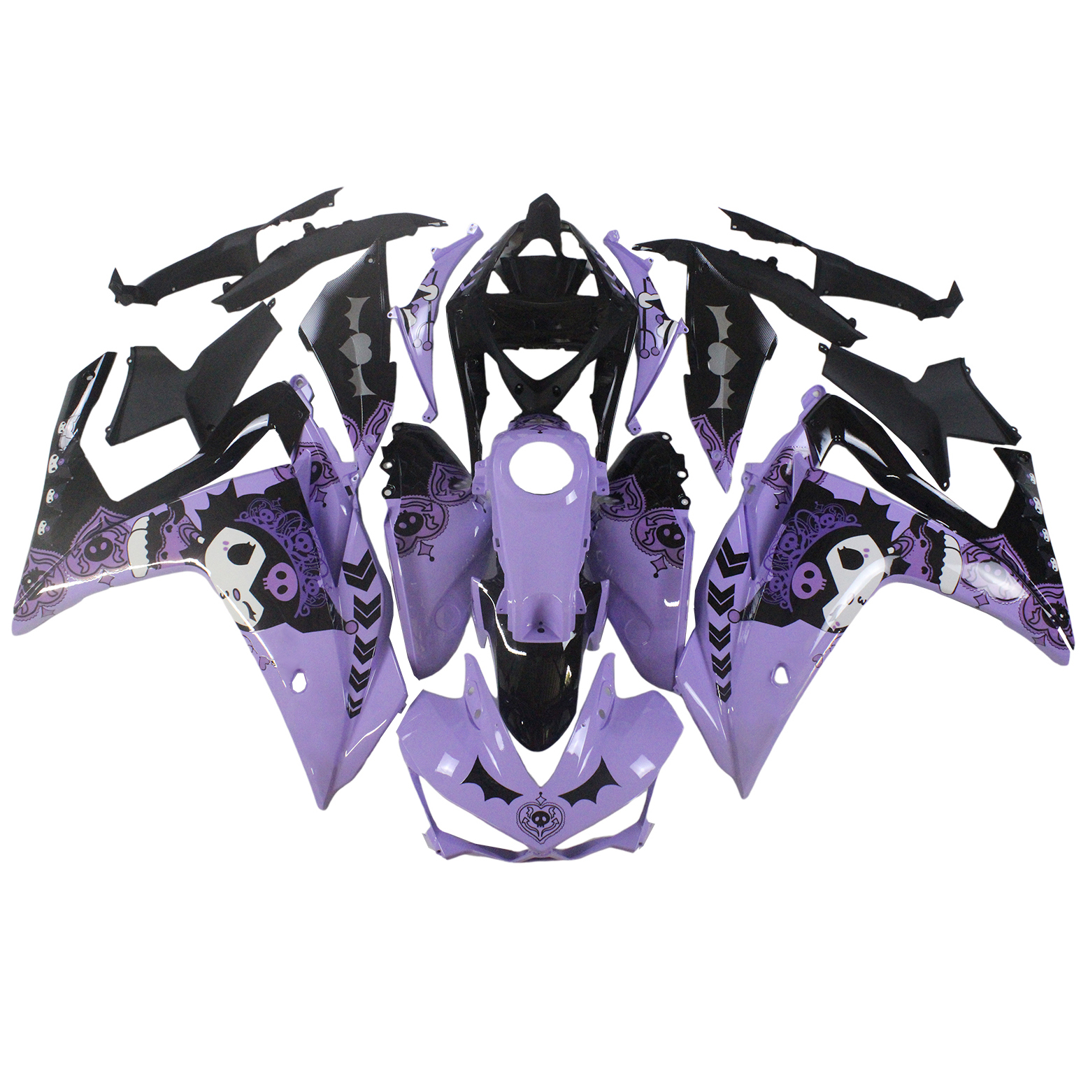 適用於 Yamaha YZF-R3 2014-2018 全車彩繪車殼167-極限超快感