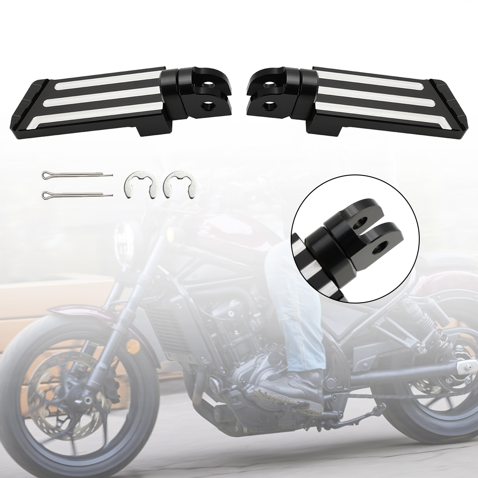 適用於 Honda Rebel 1100 CM1100 CMX 1100 DCT/MT 2021-2023 CNC前腳踏