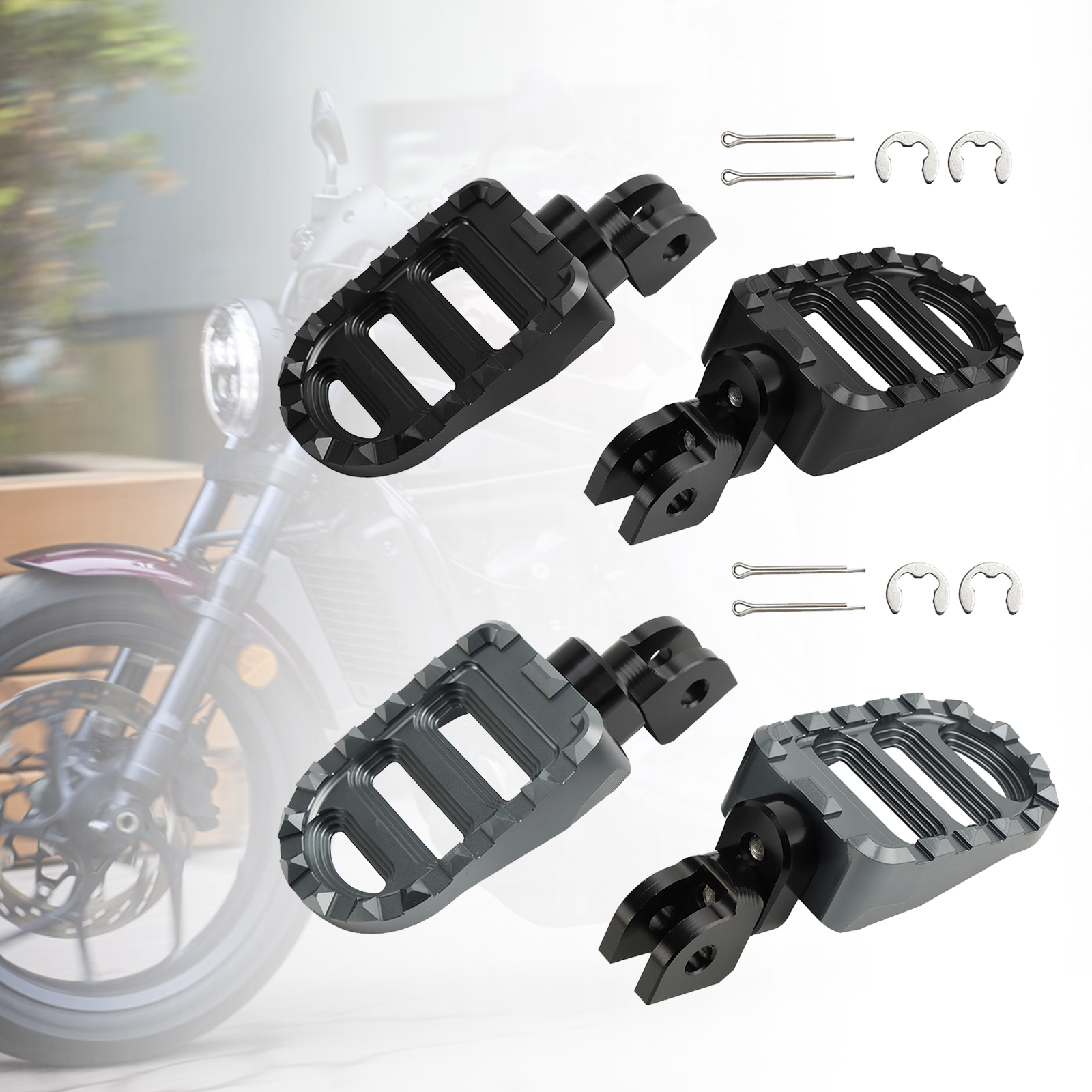 適用於 Honda Rebel 1100 CM1100 CMX 1100 DCT/MT 2021-2023 CNC前腳踏