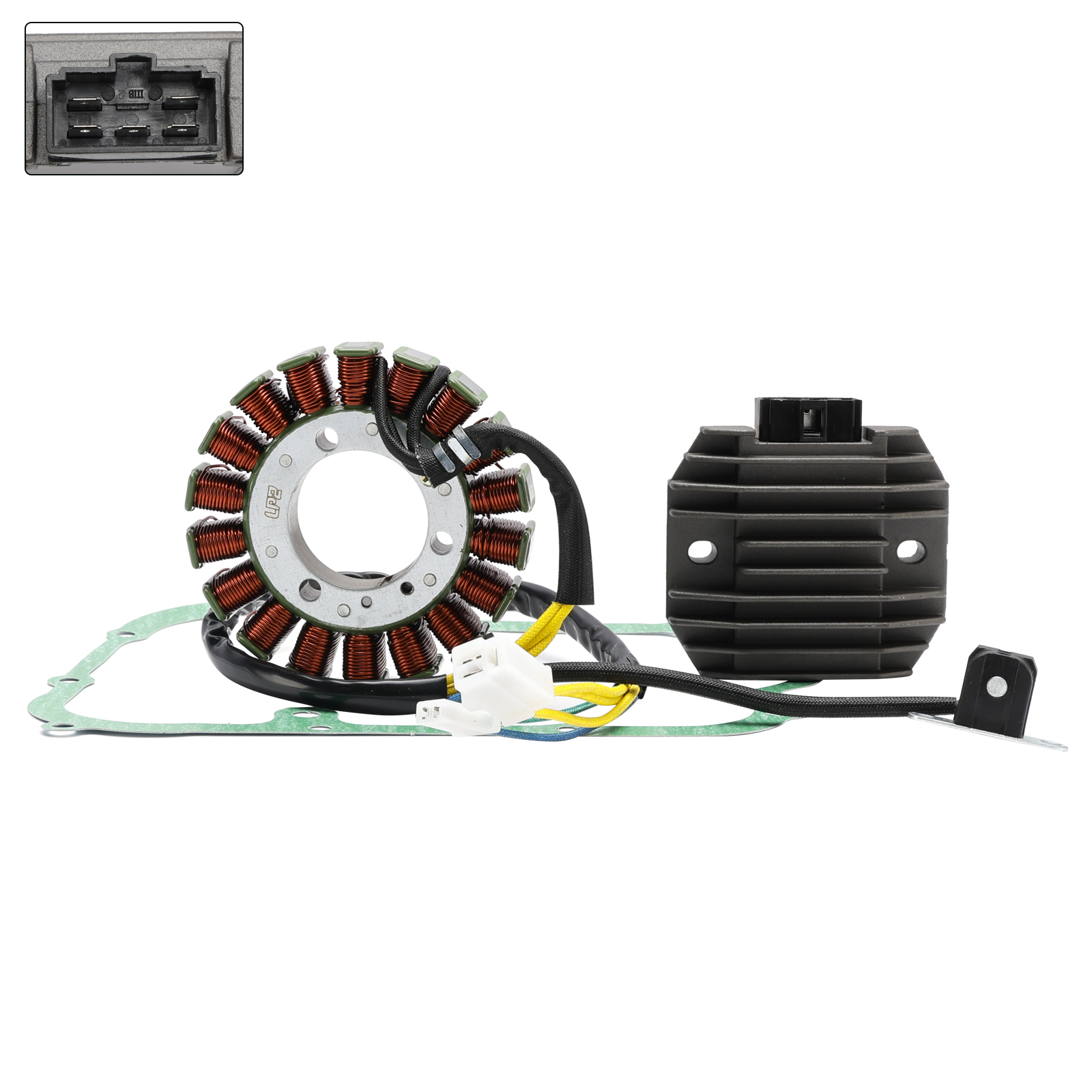 YAMAHA YP250 MAJESTY 250 2000-2001專用電盤+整流器+墊片組-極限超快感