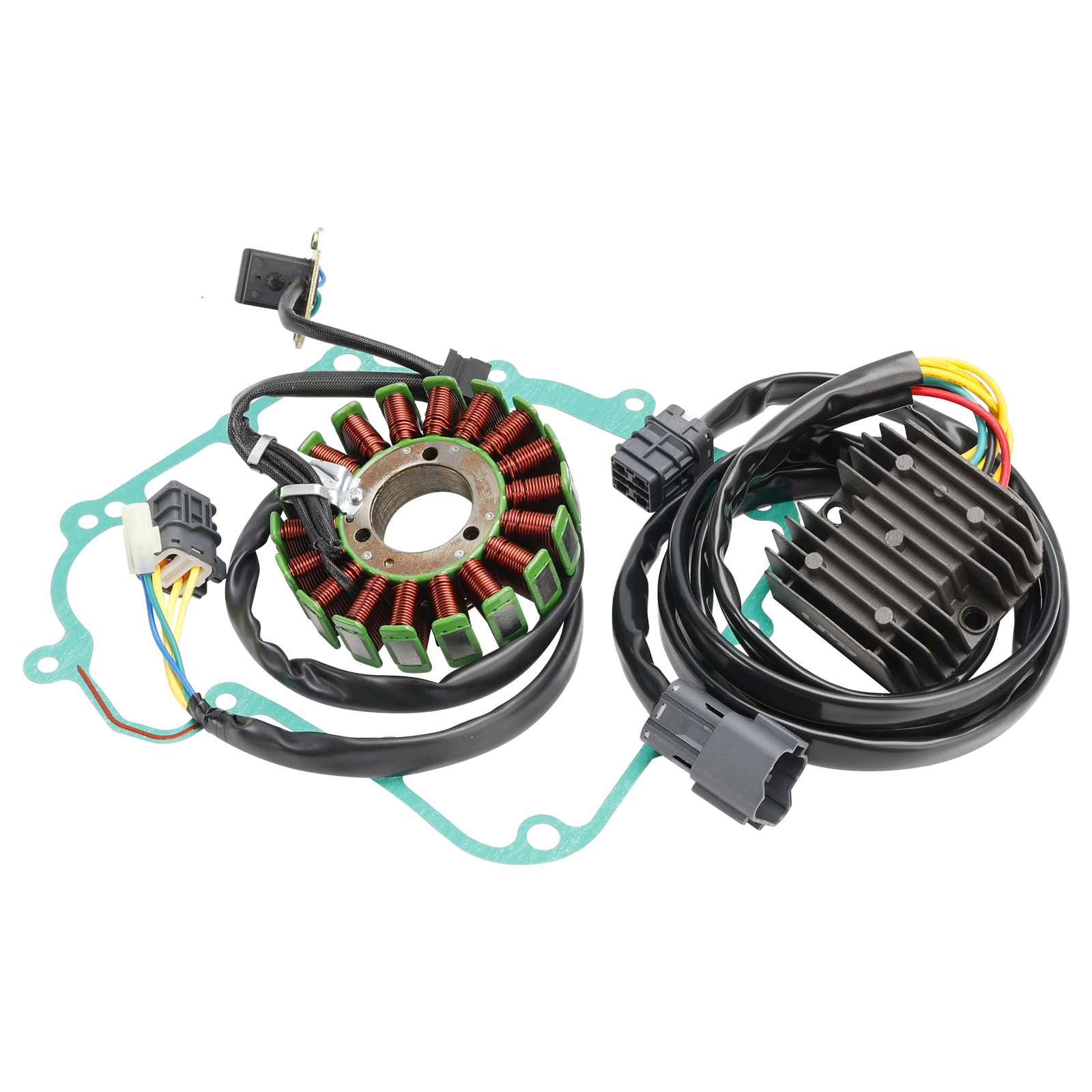 Kawasaki Brute Force 300 KVF 300 2012-2024專用電盤+整流器+墊片組-極限超快感
