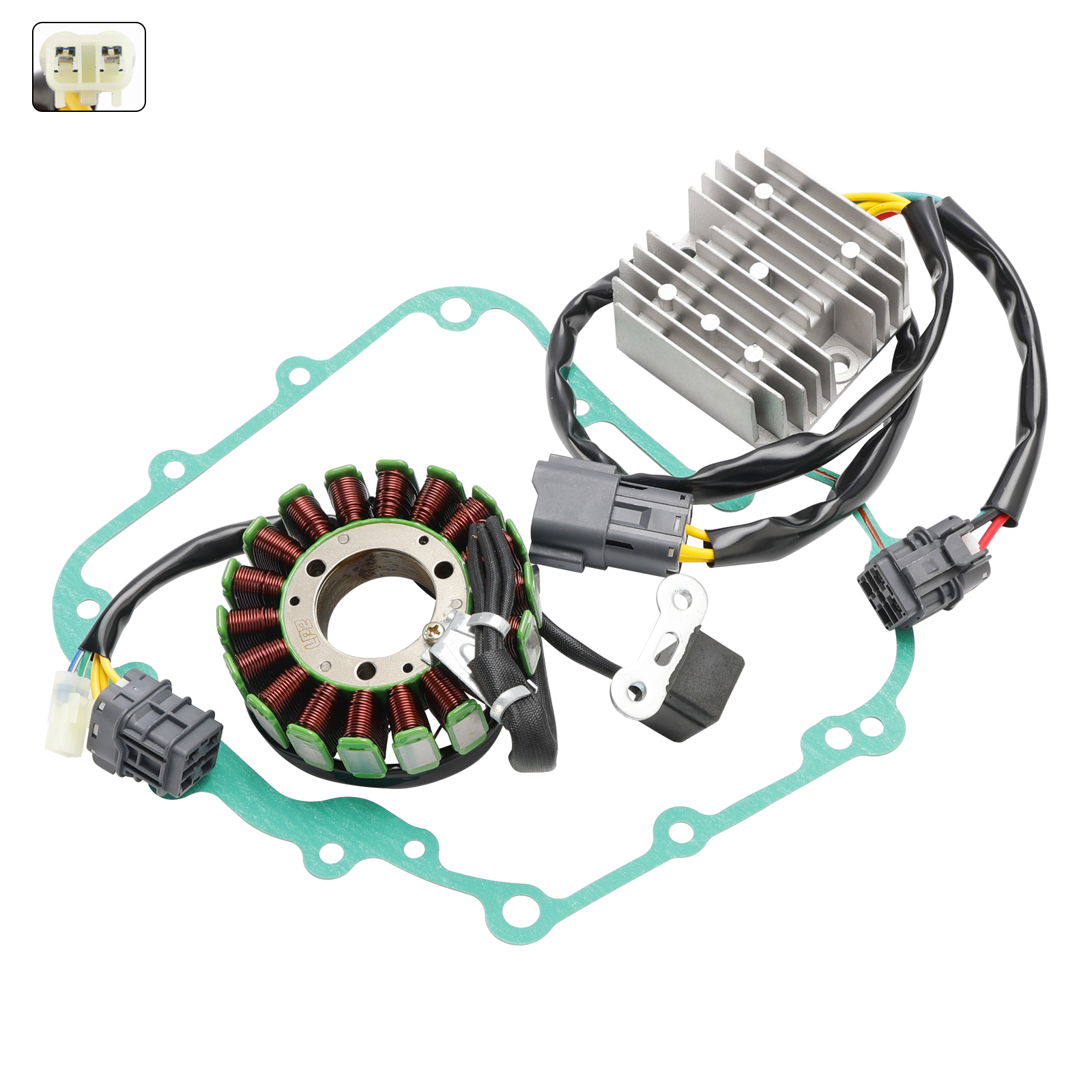 Arctic Cat DVX 250 ATV 2006 2007 2008專用電盤+整流器+墊片組-極限超快感