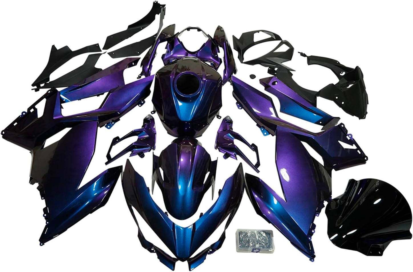 適用於Kawasaki Ninja400-1824全車彩繪車殼181-極限超快感