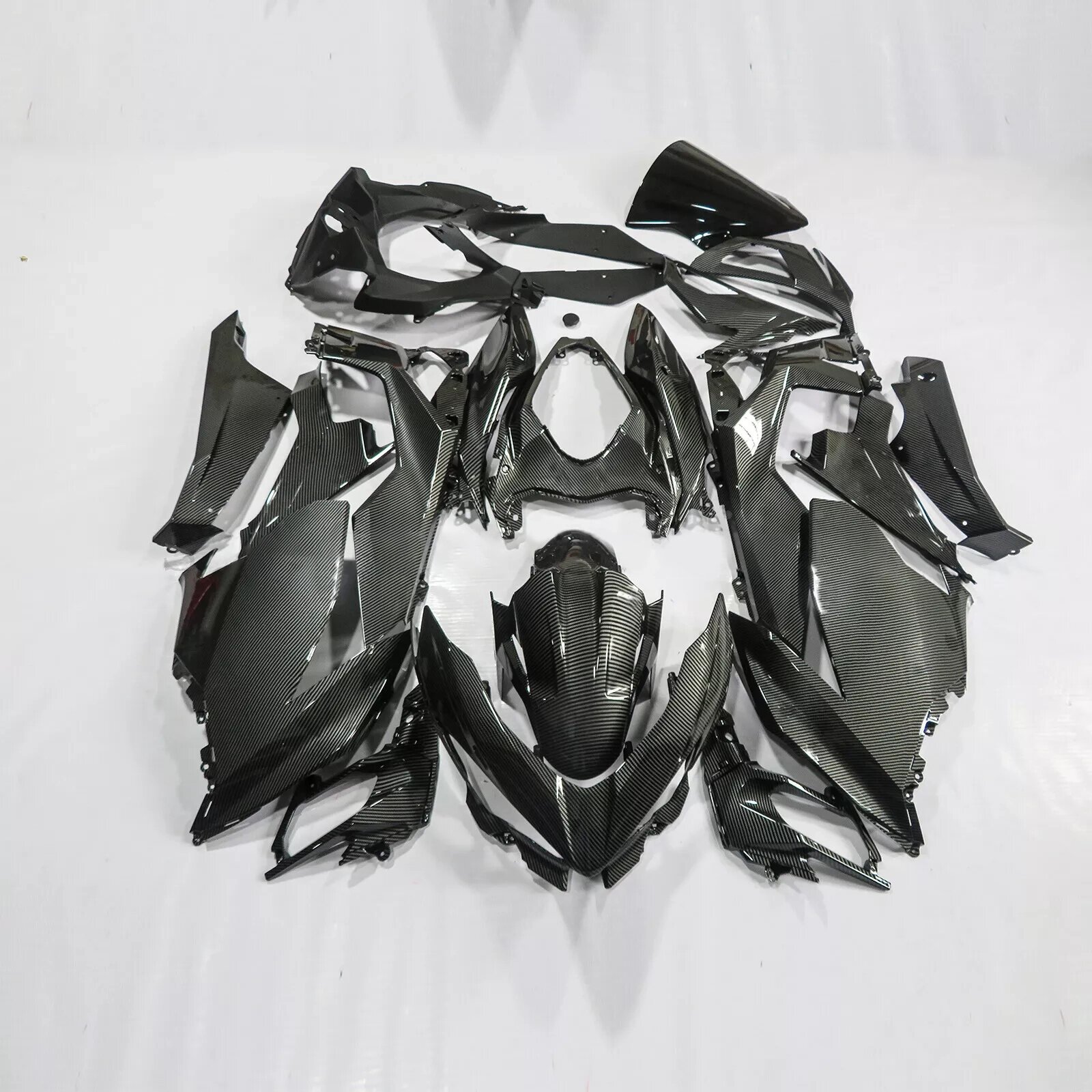 適用於Kawasaki Ninja400-1824全車彩繪車殼182-極限超快感