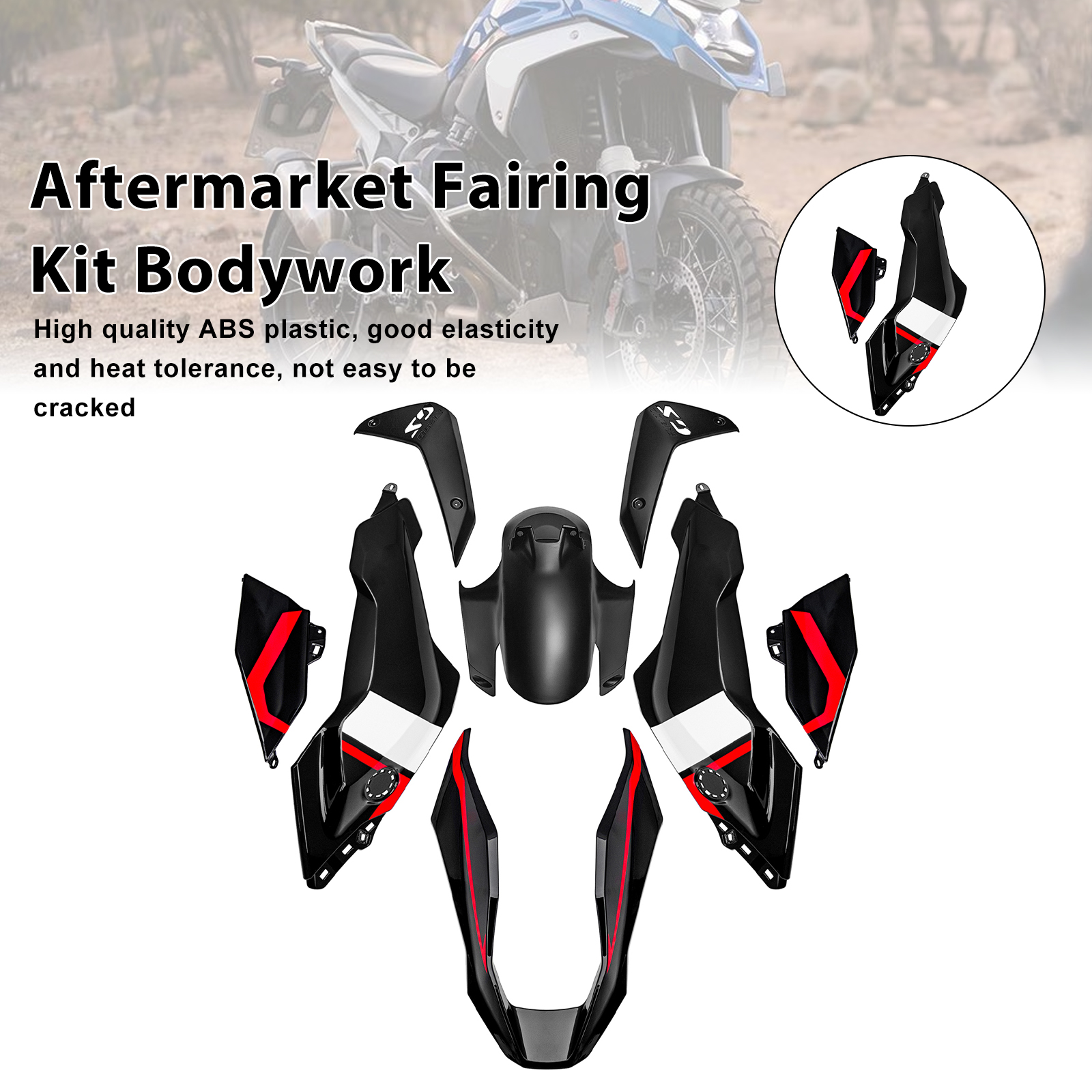 適用於 BMW R1300GS 2024-2025 全車彩繪車殼007-極限超快感