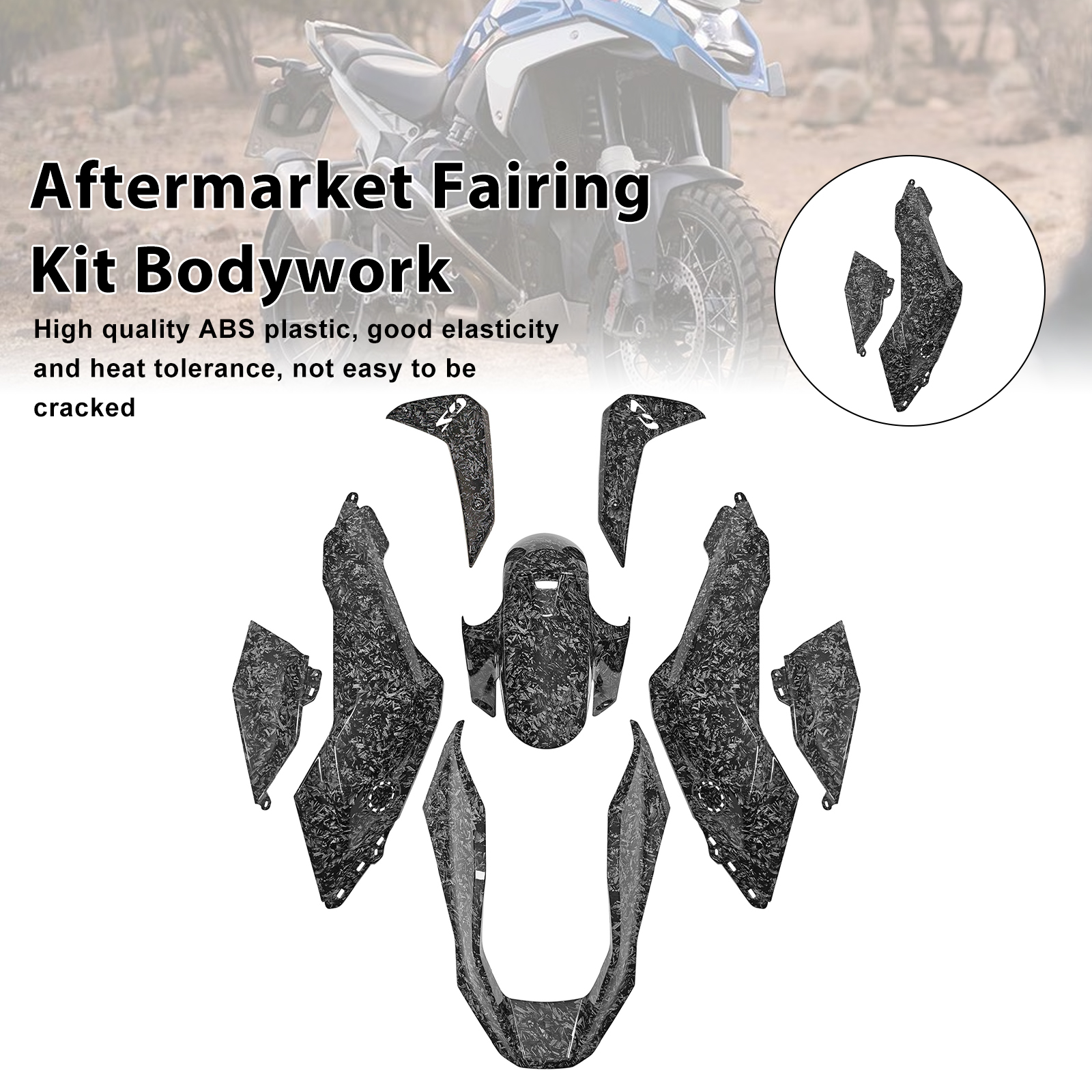 適用於 BMW R1300GS 2024-2025 全車彩繪車殼013-極限超快感