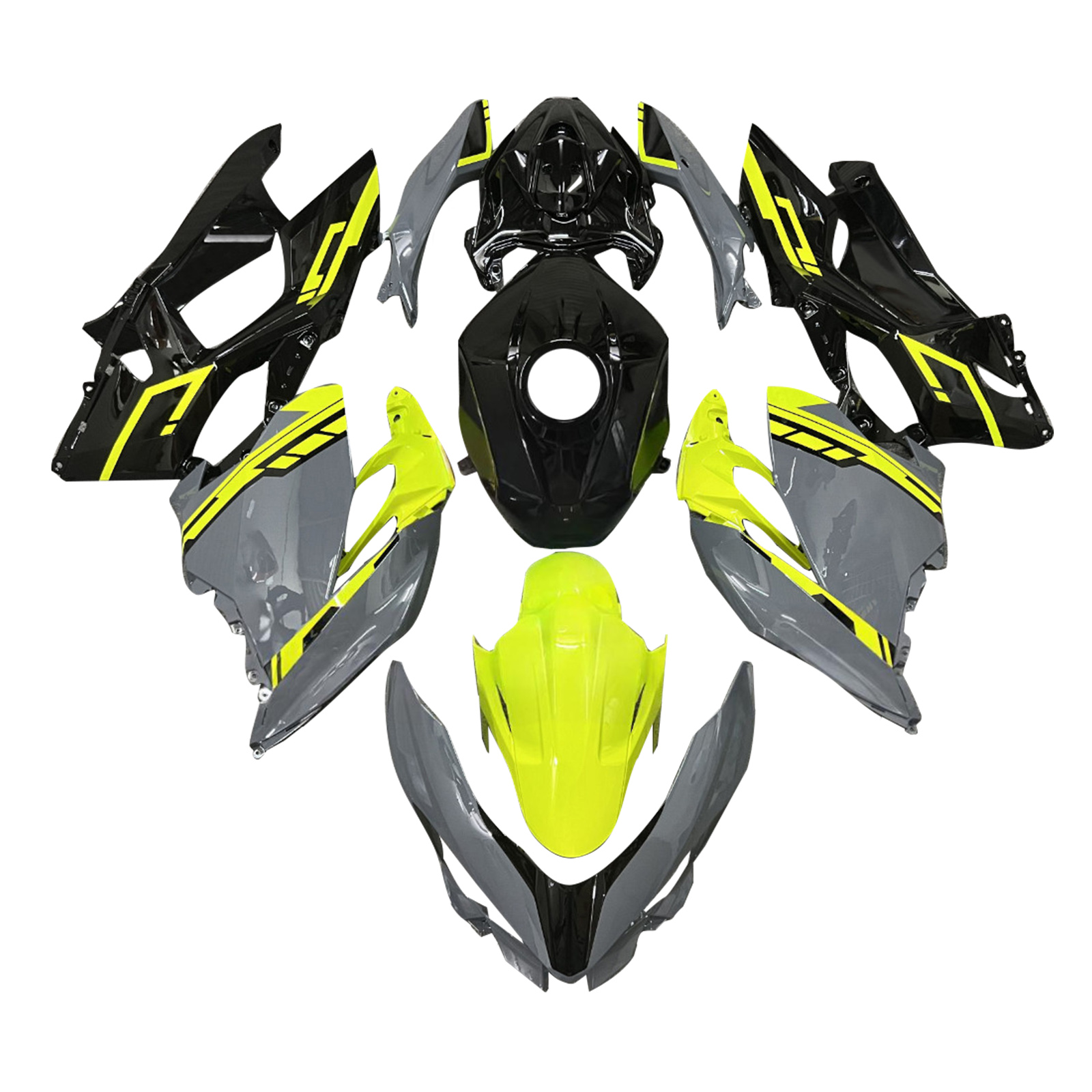 適用於Kawasaki Ninja400-1824全車彩繪車殼196-極限超快感