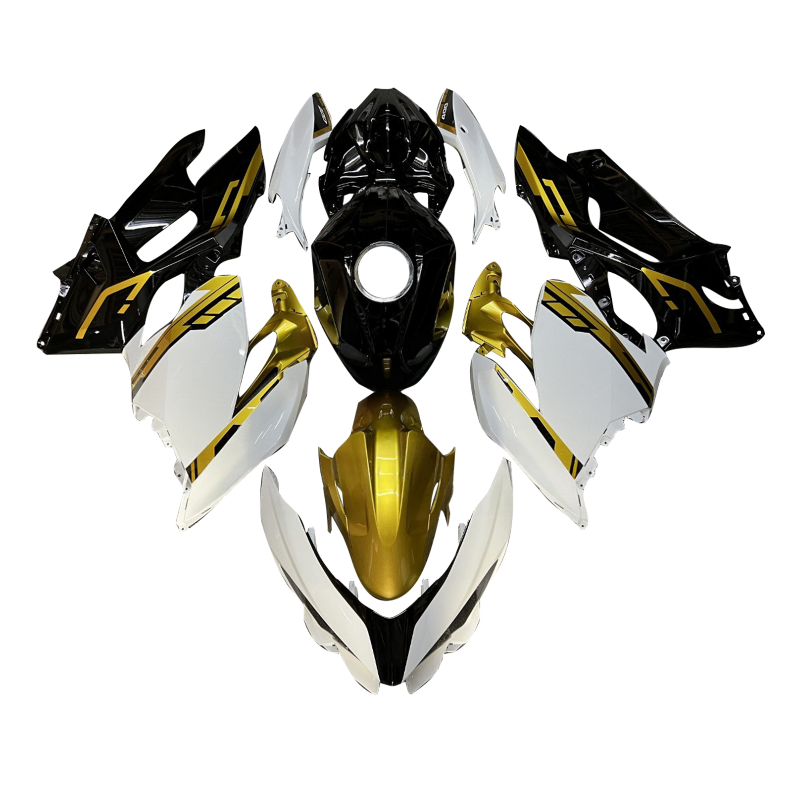 適用於Kawasaki Ninja400-1824全車彩繪車殼204-極限超快感