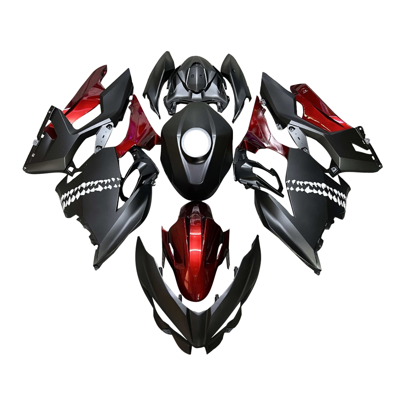 適用於Kawasaki Ninja400-1824全車彩繪車殼210-極限超快感