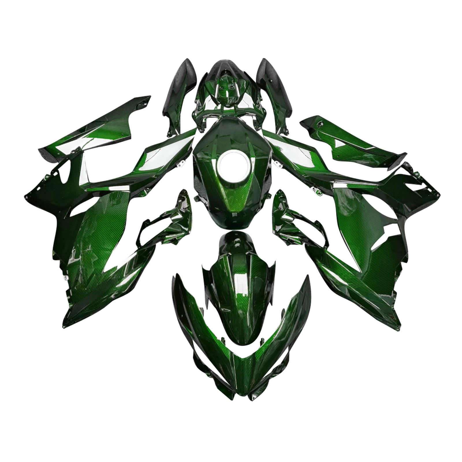 適用於Kawasaki Ninja400-1824全車彩繪車殼217-極限超快感