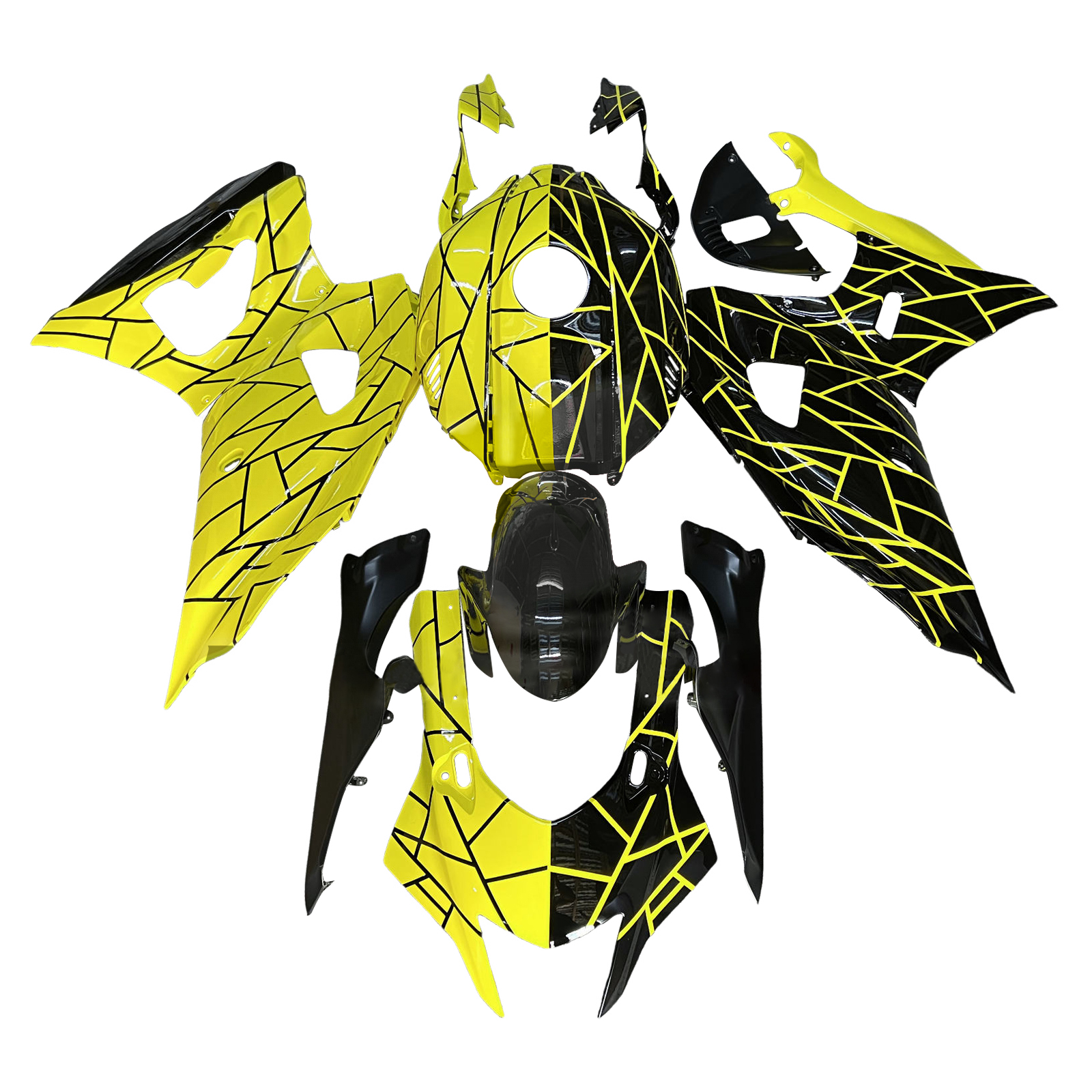 適用於Yamaha YZF-R7 21-25全車彩繪車殼151-極限超快感