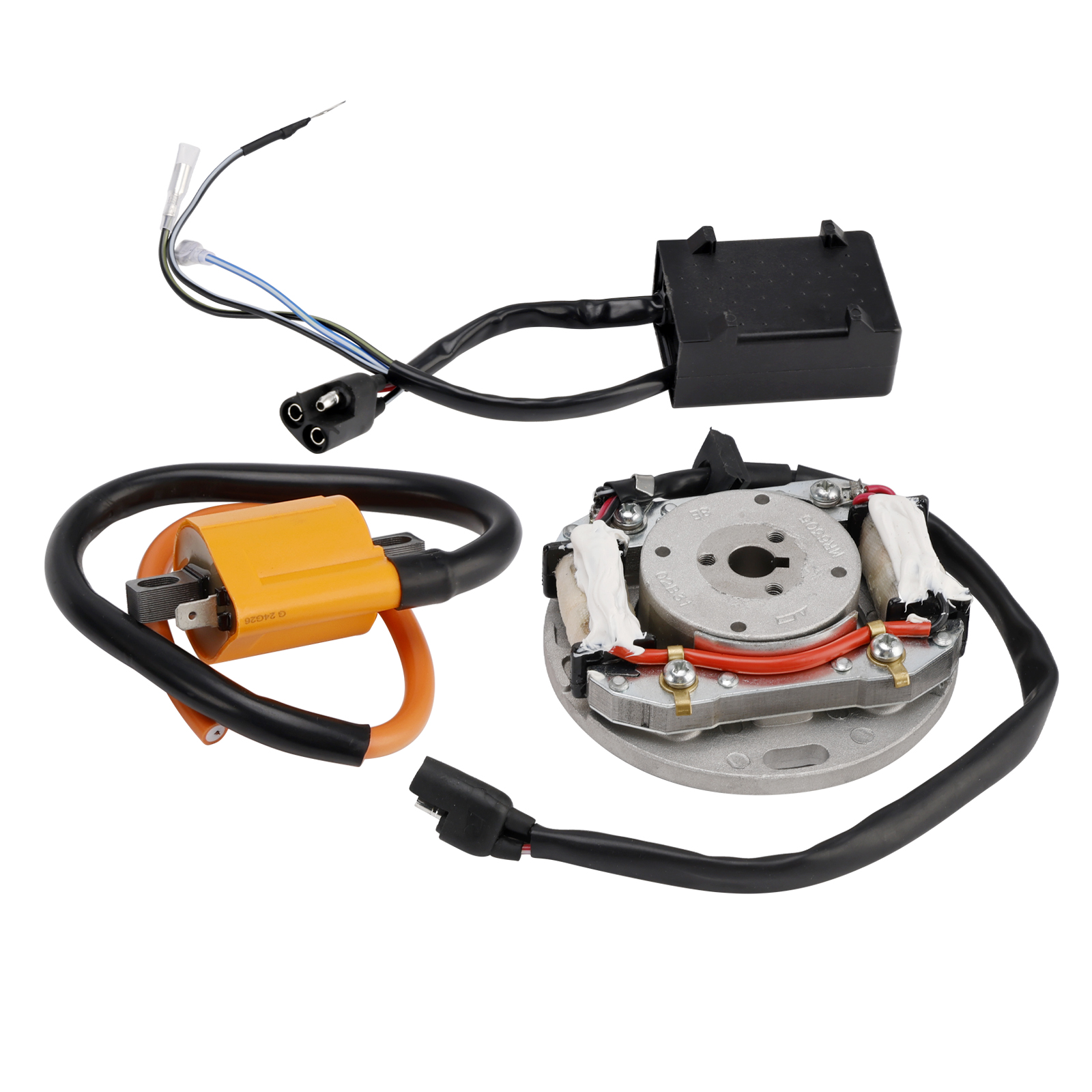 Suzuki RM 80 85 125 250 370 400 426電磁式CDI定子飛輪點火器點火線圈-極限超快感