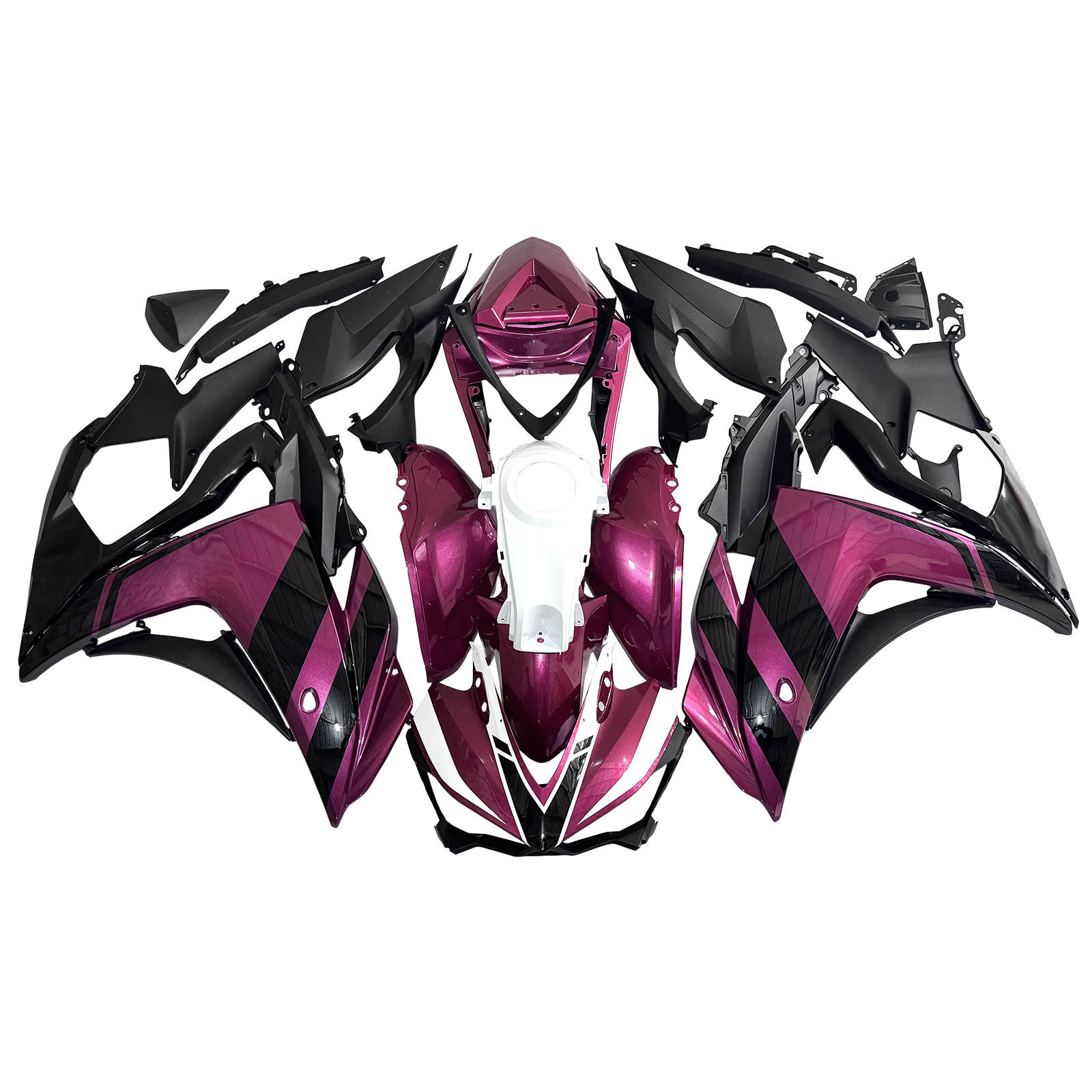 適用於 Yamaha YZF-R3 2014-2018 全車彩繪車殼+單座蓋172-極限超快感
