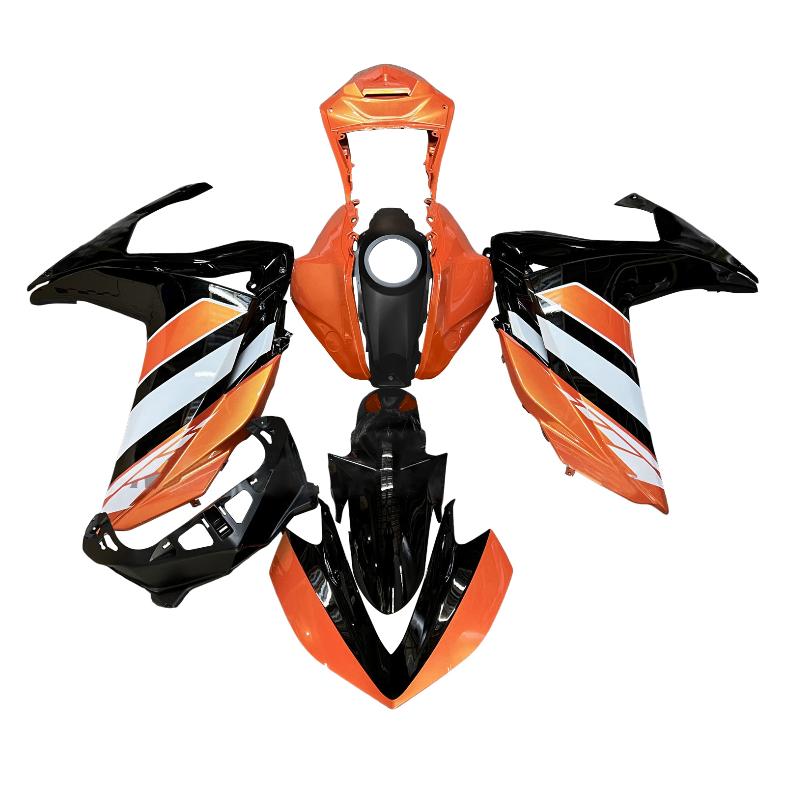 適用於 Yamaha YZF-R3 2014-2018 全車彩繪車殼+單座蓋194-極限超快感