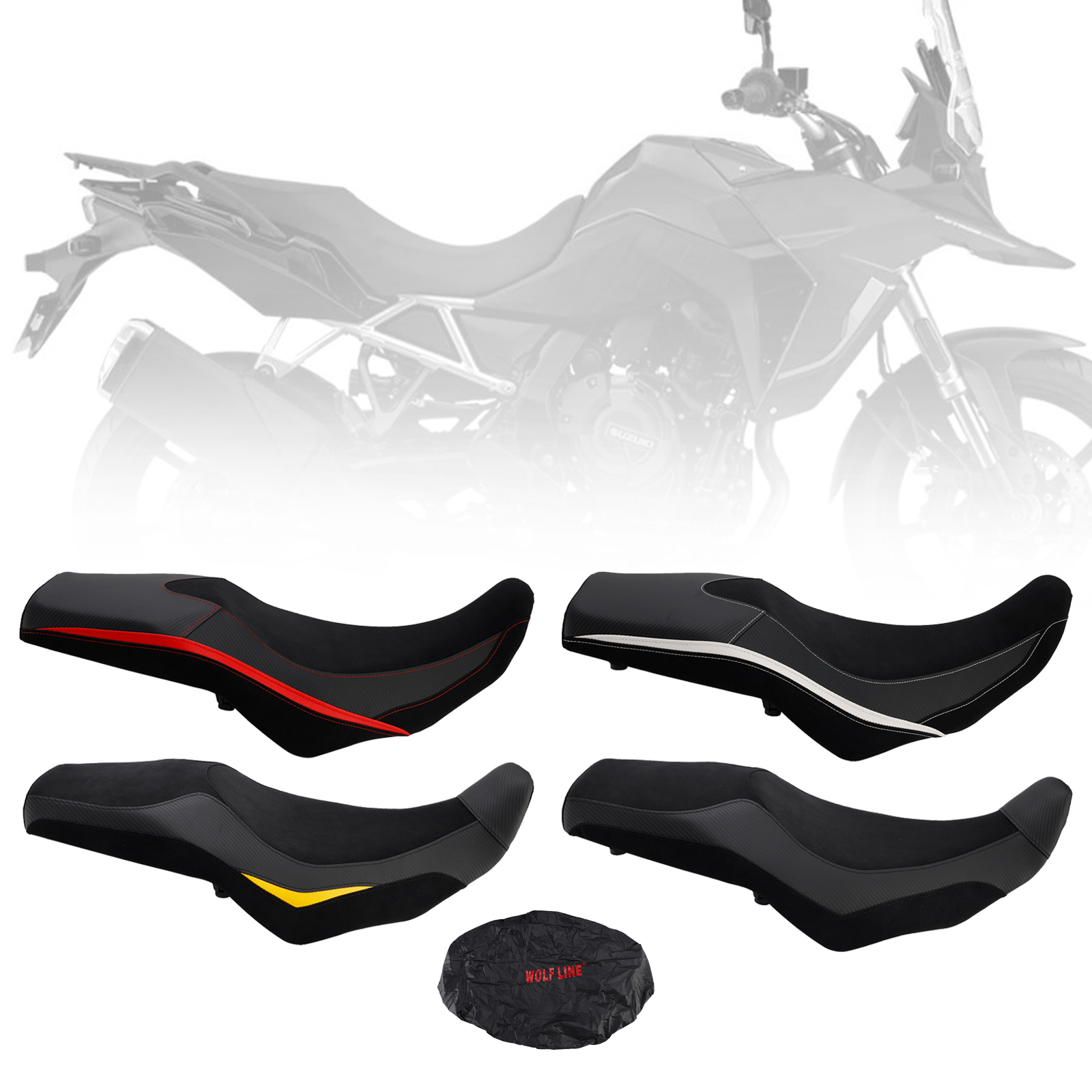 Suzuki V-Strom Dl 800 24-25專用改裝造型坐墊（標準版）-極限超快感