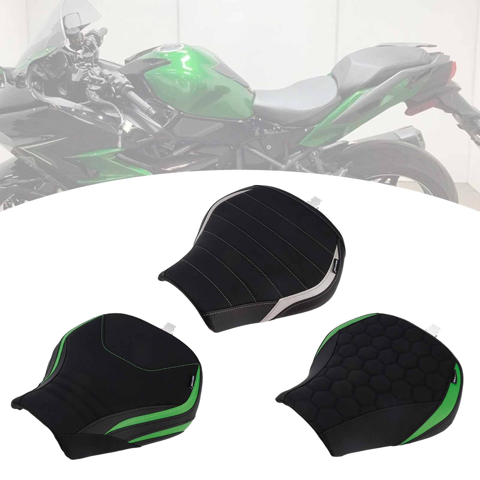 適用於 Kawasaki Ninja H2 Sx 22-25 造型前坐墊-極限超快感