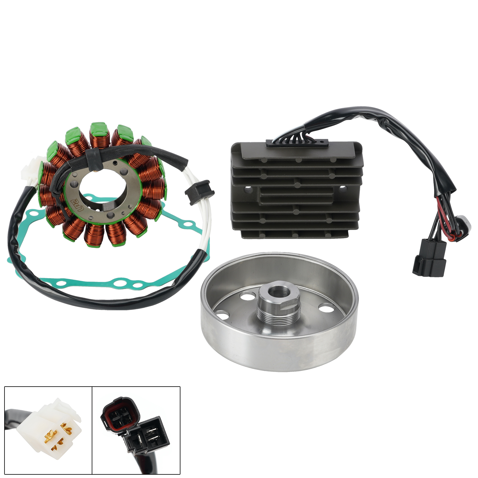 適用於鈴木 GSX-R1000 GSXR1000 K5 K6 2005-2006 的飛輪轉子發電機調節器墊片套裝