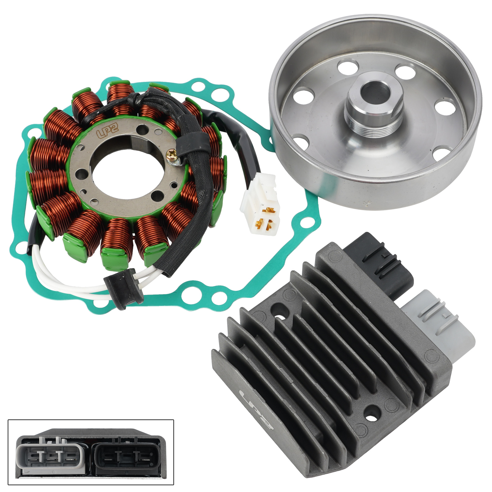 適用於鈴木 GSX-S 1000 GSXS1000 2022-2026 的飛輪轉子發電機調節器墊片套裝