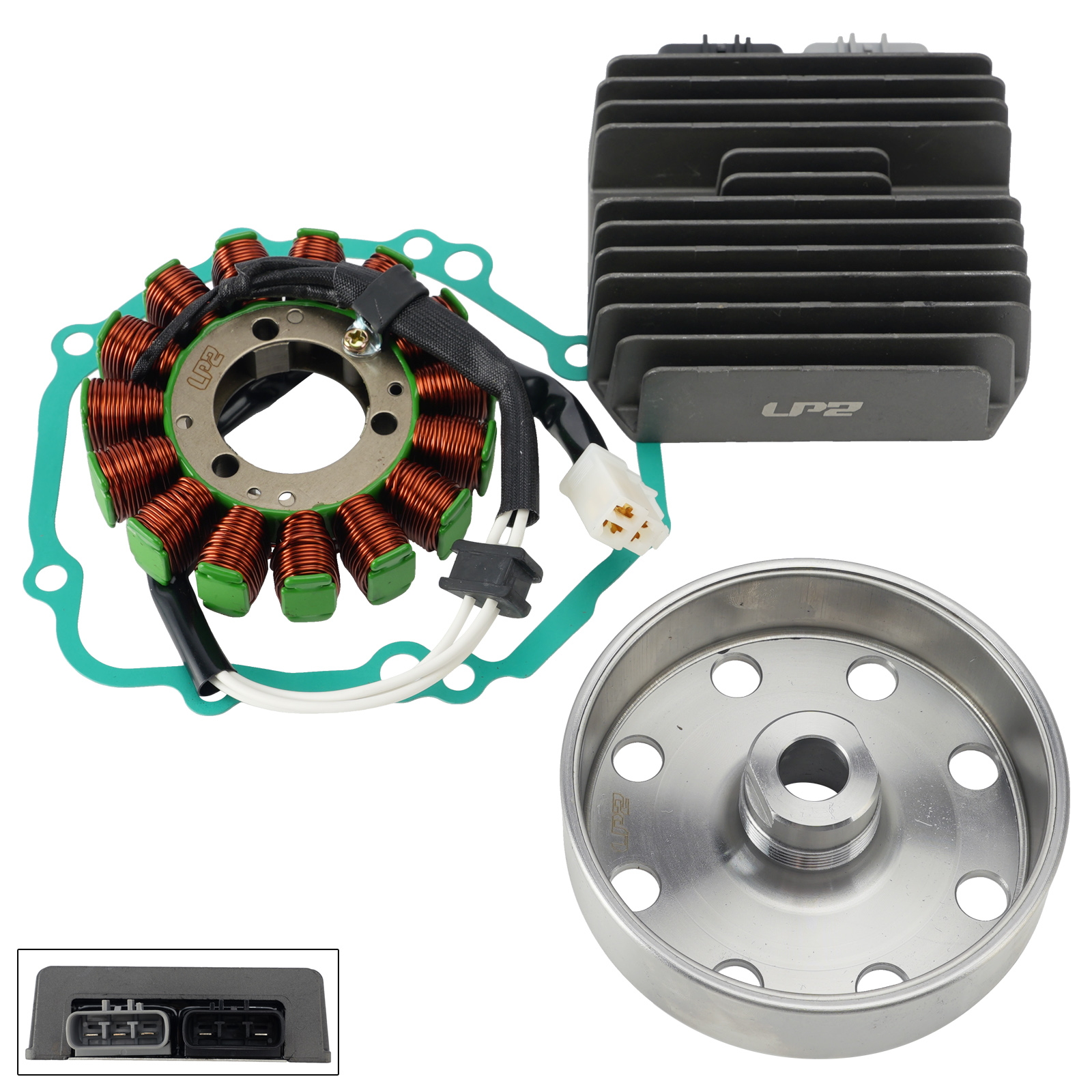 適用於鈴木 GSX-S 1000GX GSXS1000 S Katana 2024-2026 的飛輪轉子發電機調節器墊片套裝