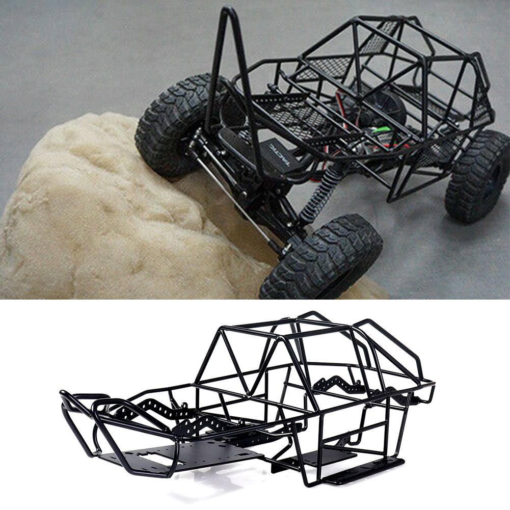 Steel Roll Cage Chassis Frame For Axial Scx10 Ii Ax90046 110 Scale Rc Car Black Ebay 7577