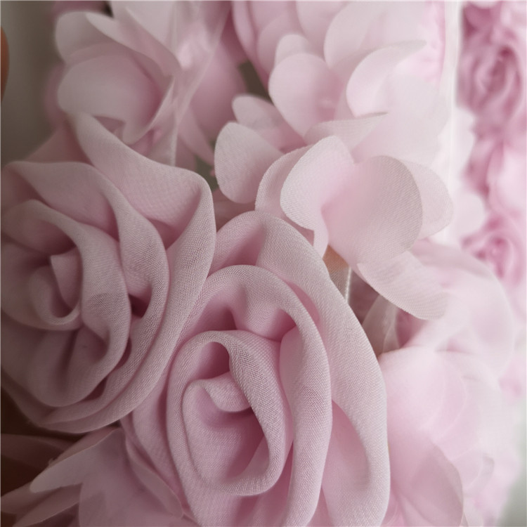 50cm Chiffon Rose Flower Lace Edge Trim Fabric Ribbon Diy Dress Shoulder Strap Ebay 4823