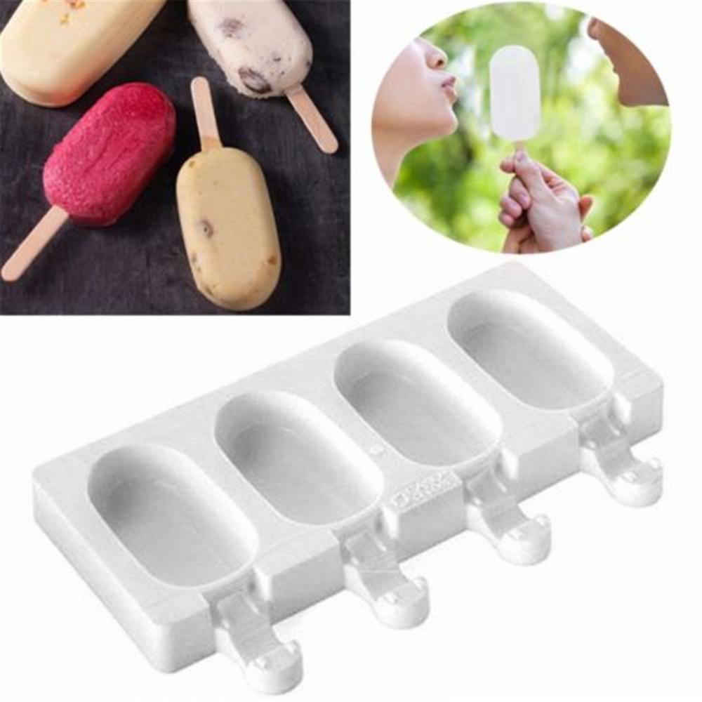 Silicone Frozen Ice Cream Mold Juice Popsicle Maker Ice Lolly Pop Mould ...