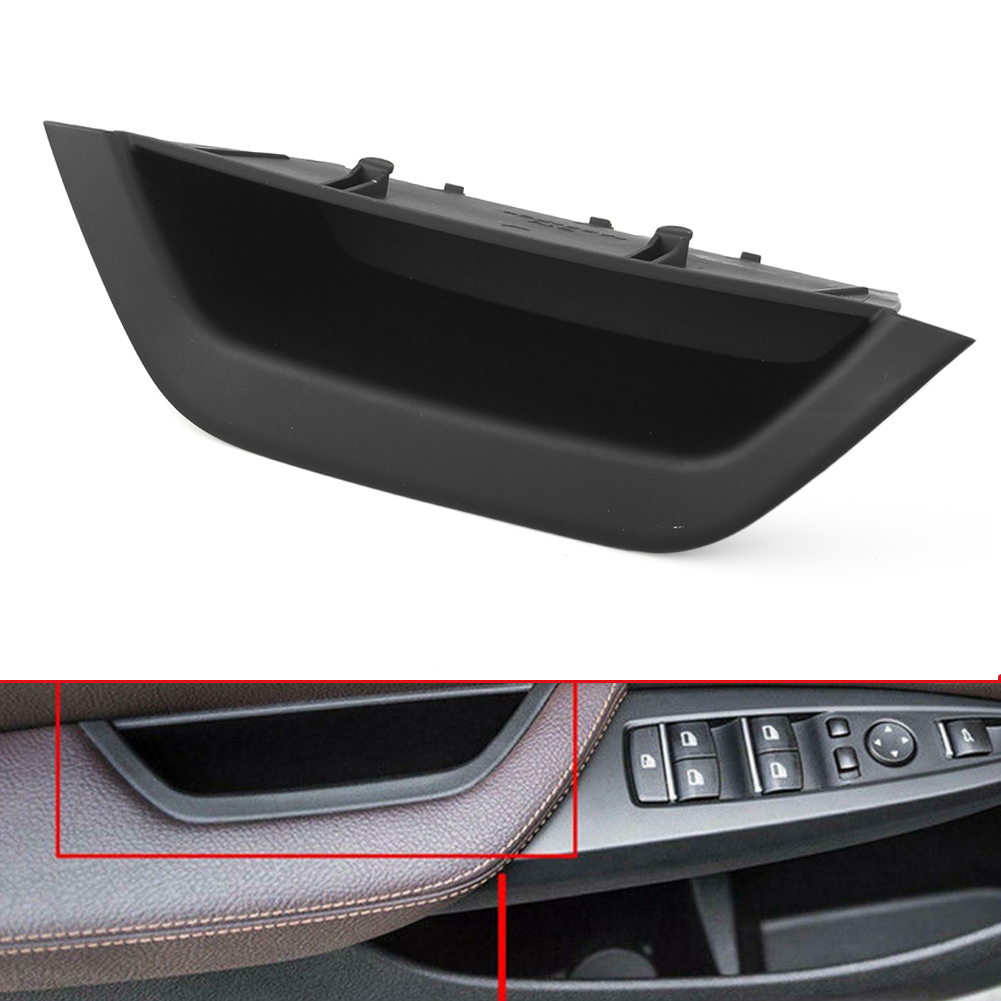 Front Left Interior Door Handle Pull Trim Black for BMW F25 F26 X3 X4