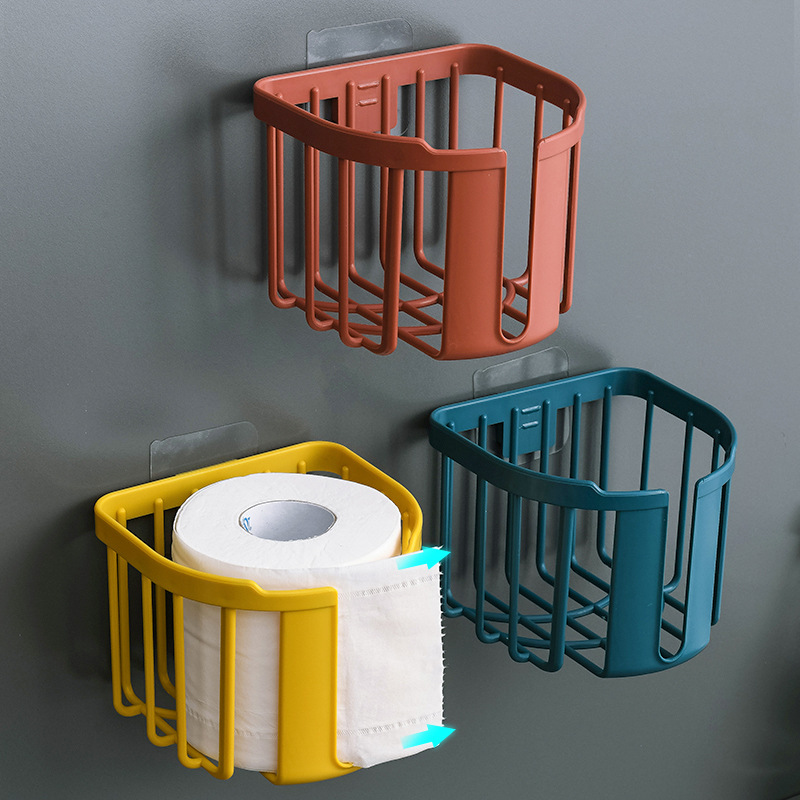 Wandmontage Badezimmer Toilettenpapierhalter Korb Seidenpapier Box