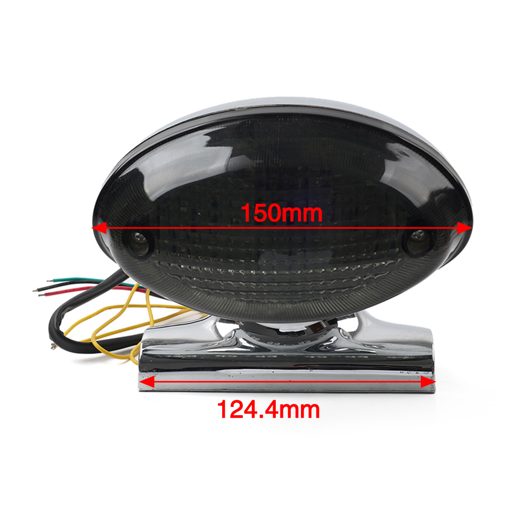 1pc Plastic Clear Rear Brake Tail Light Turn Signal Blinker For