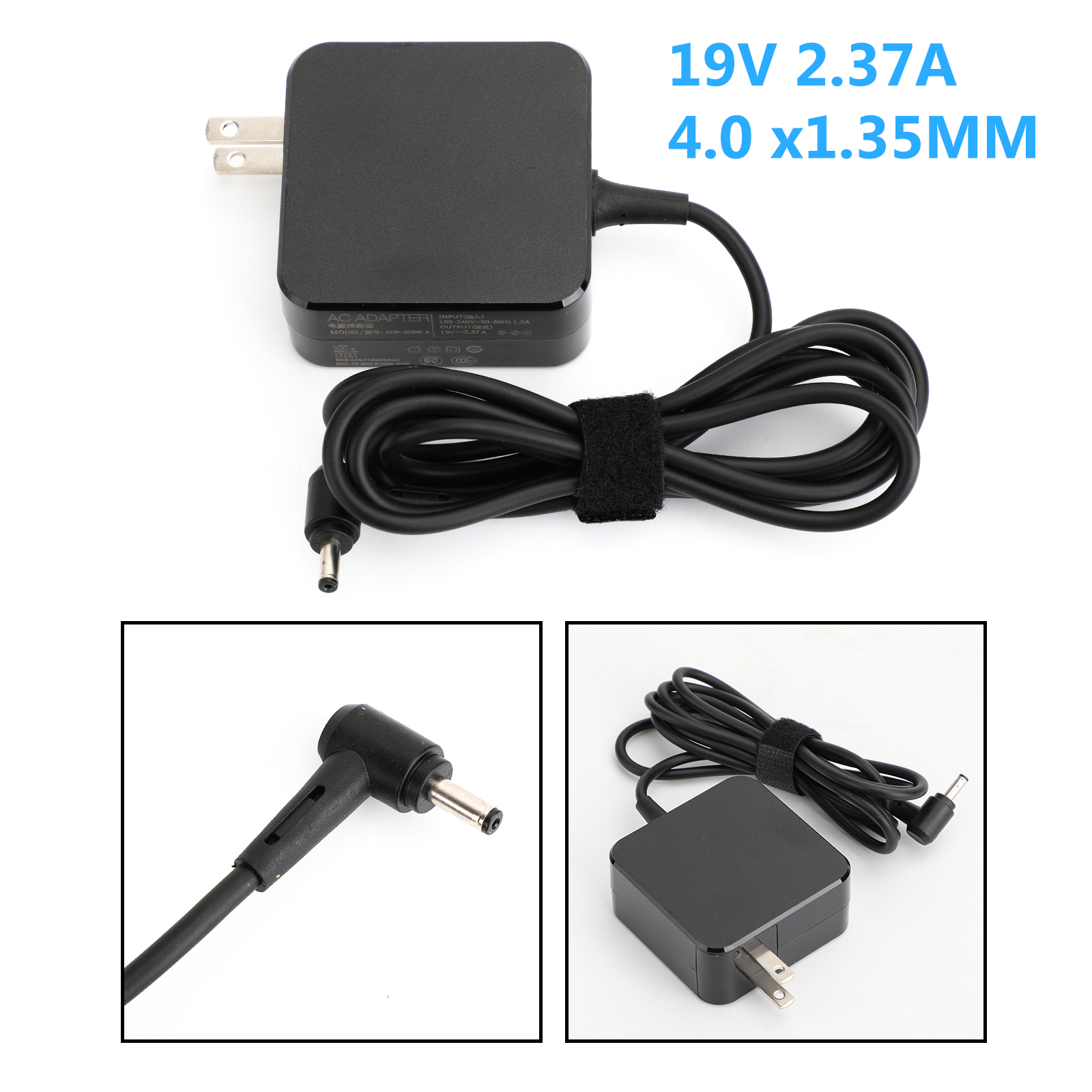19V 2.37A 4.0MM*1.35MM Laptop Charger Power Supply AC adapter For ASUS