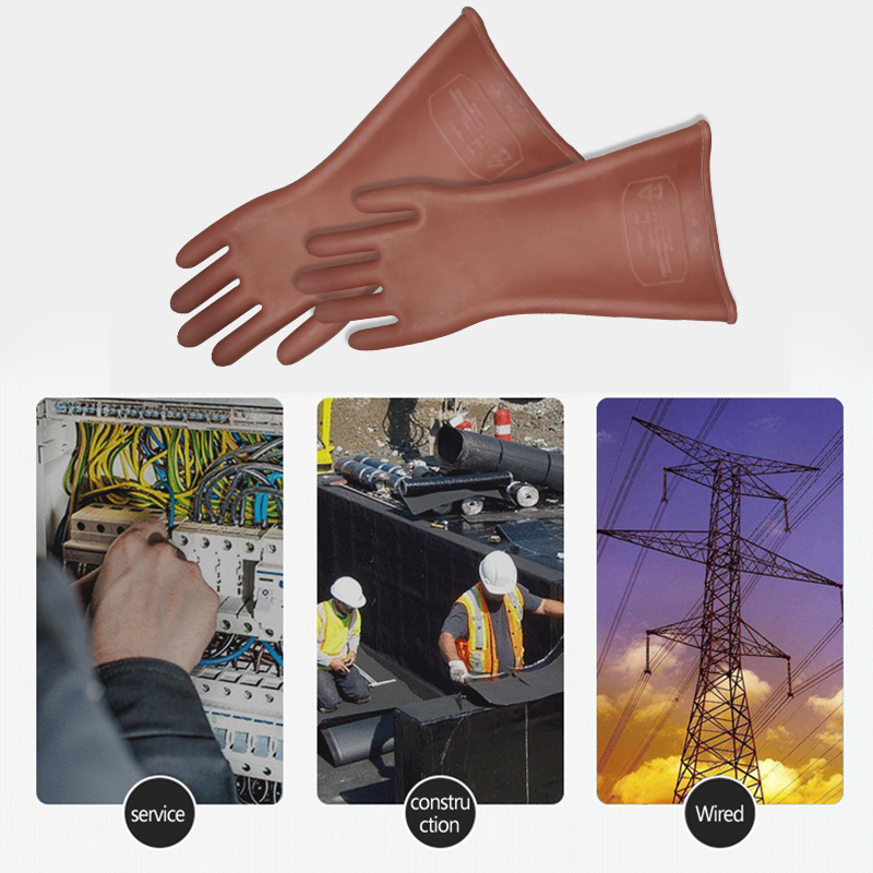12KV Insulation Gloves Electrician Protective Rubber Antielectric