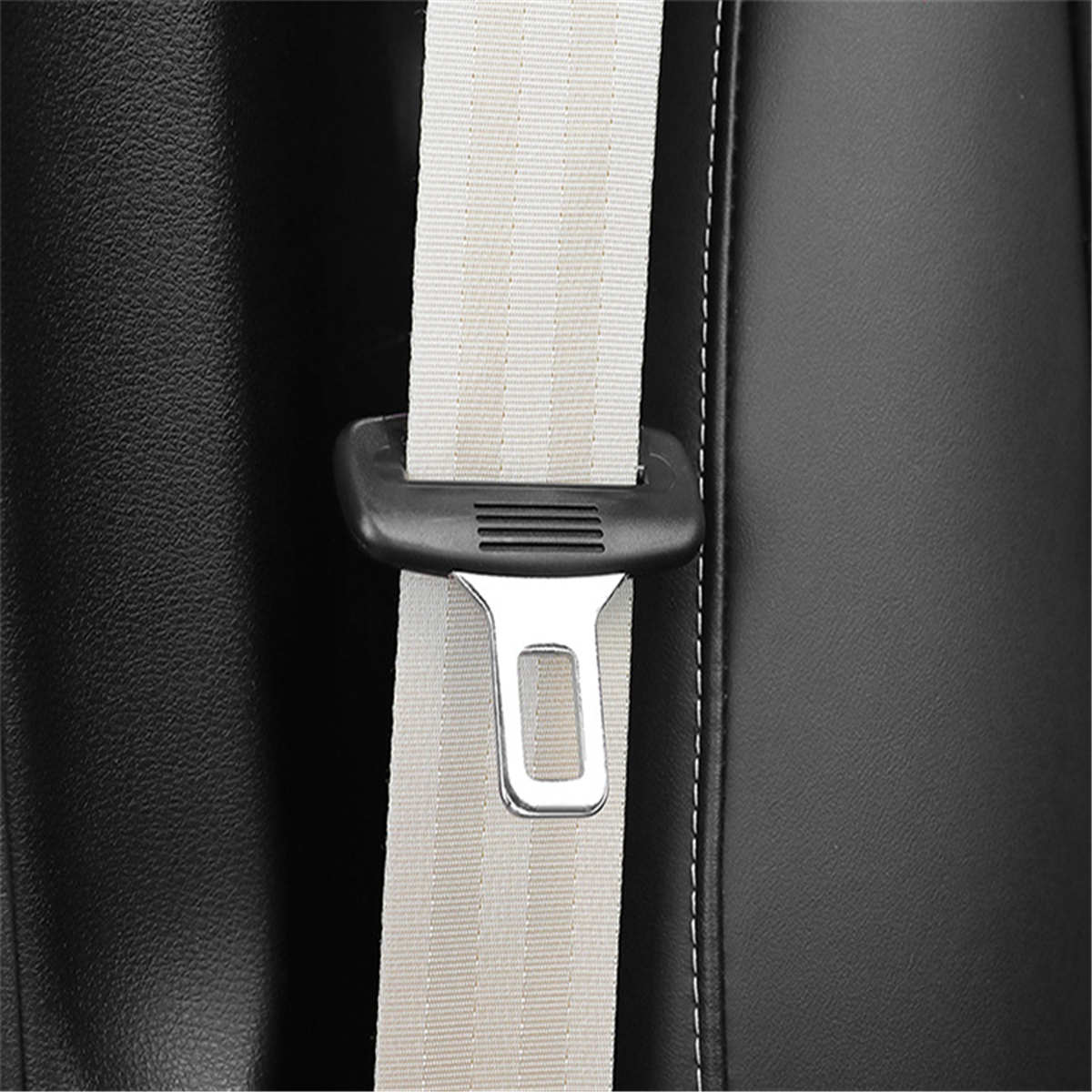 Universal Car Seat Belt Cam Lock Safety Seatbelt Buckle Curved