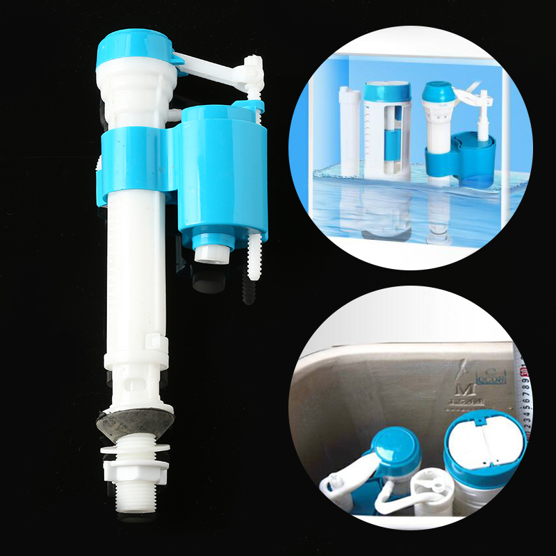1/2" Bottom Inlet Toilet Cistern Fill Valve Adjustable Height Water Level Entry eBay