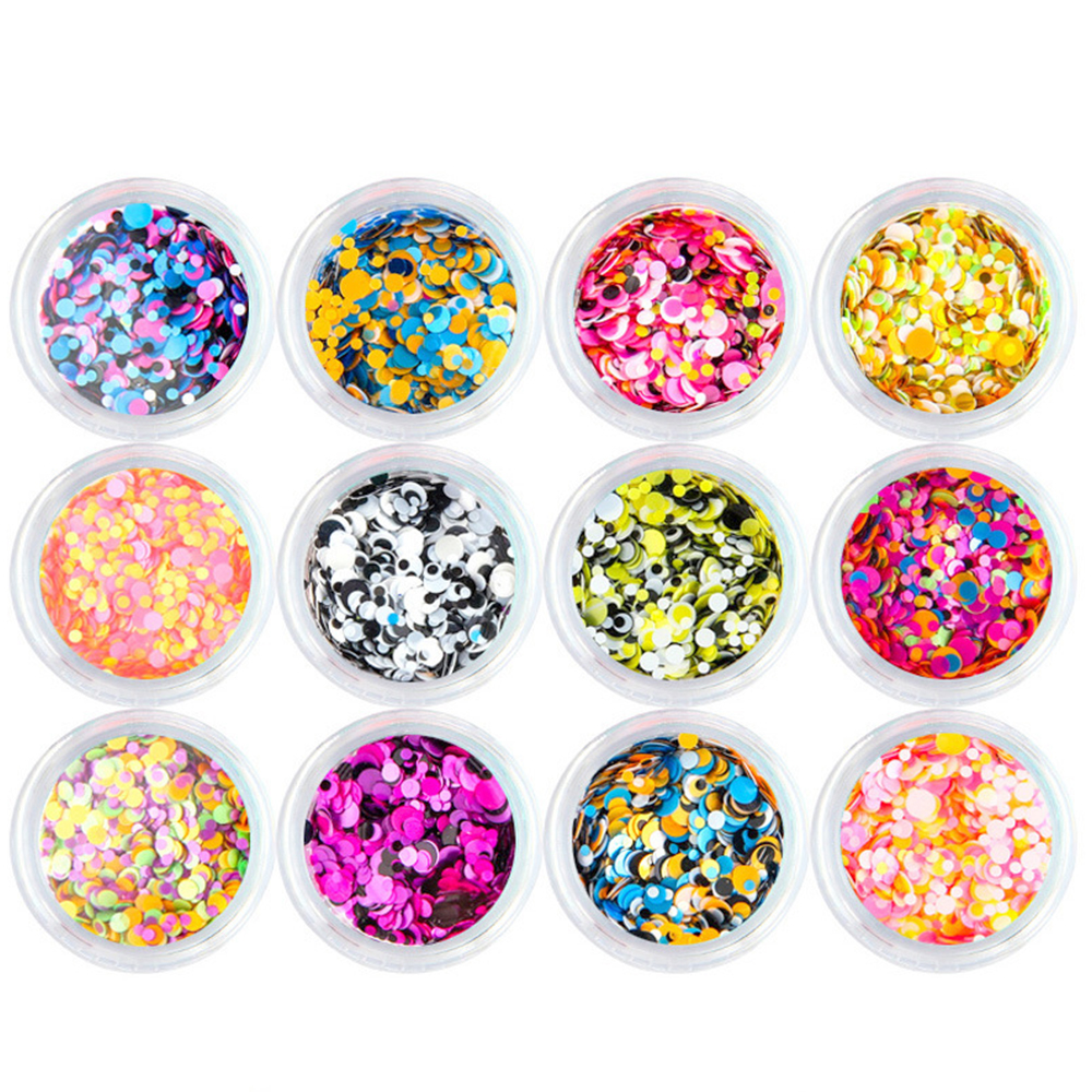 Nail Art Glitter Powder Dust UV Gel Acrylic Powder Sequins ...