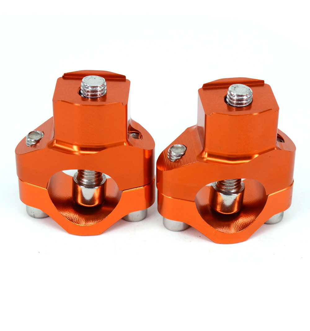 1 1/8" 28mm HandleBar Risers Bar Mount Clamp For KTM SX SXF EXC EXCF