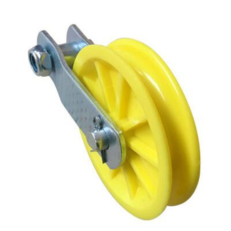 Nylon Single Swivel Lifting Rope Pulley Roller Block Sheave 88mm eBay