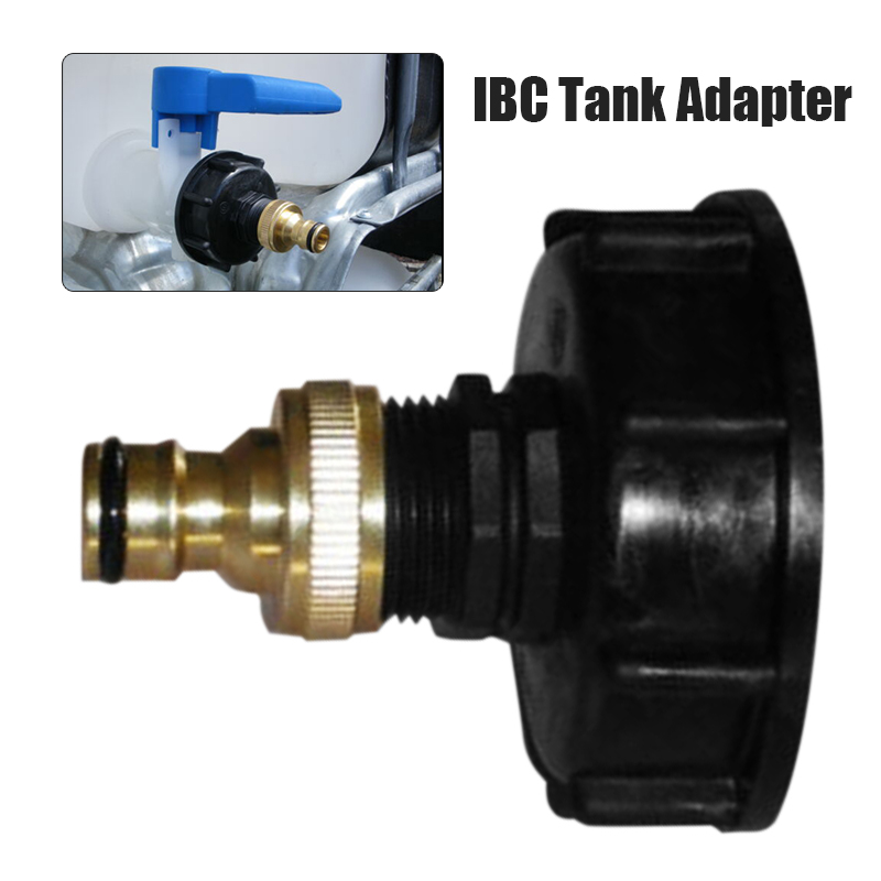 IBC Tank Adapter S60X6 Coarse Threaded With 3/4" BSP Brass Hose Lock ...