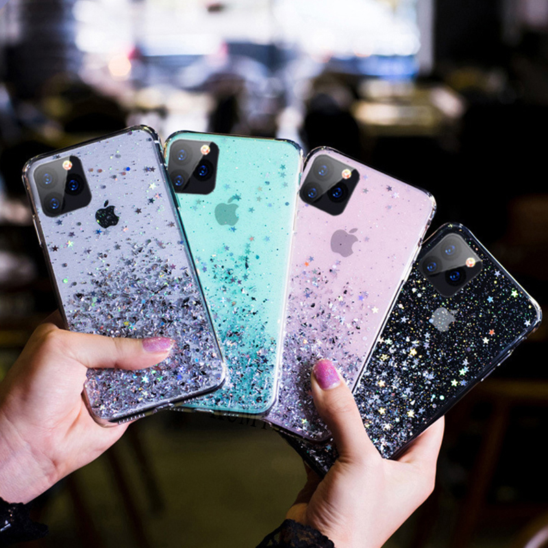 スマホアクセサリー ixpand128GB Bling Glitter Sparkle Hard Case Cover For iPhone 17 16 15 14