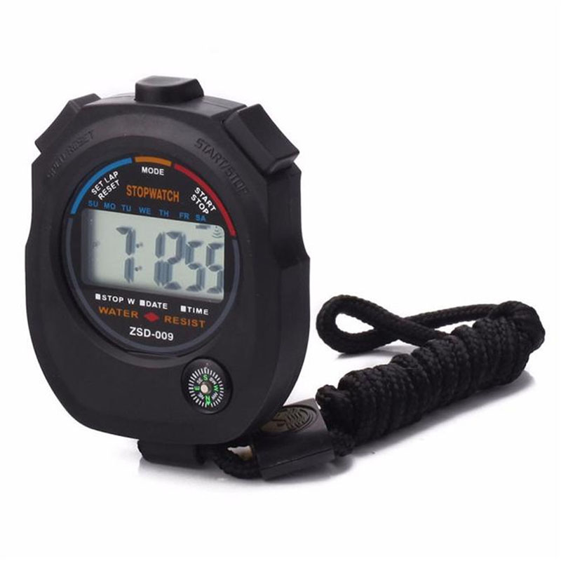 Digital Sport Stopwatch Counter Training Handheld Timer Stop Watch